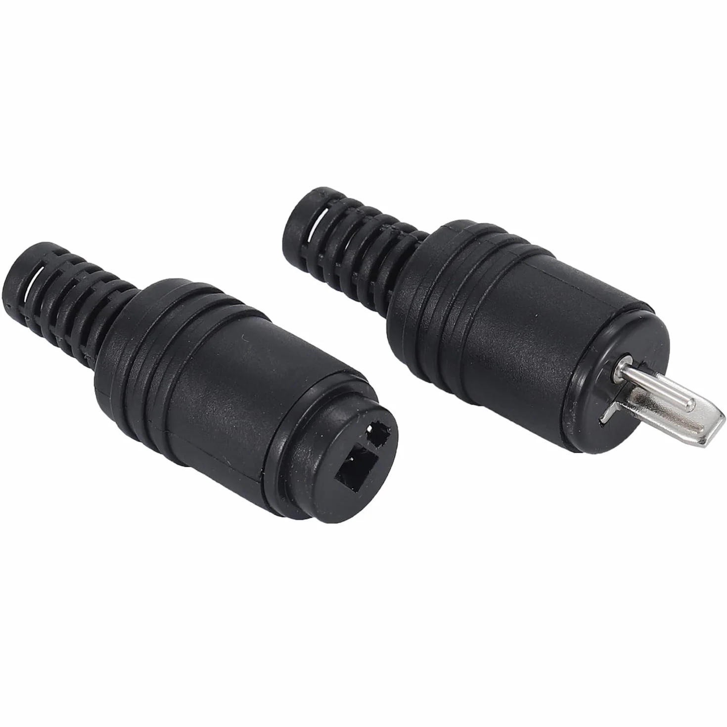 Greluma 12 Piezas Enchufes de Altavoz DIN 2 Pines Terminales Tornillo Conector Cable HiFi Macho/Hembra 6 Pares