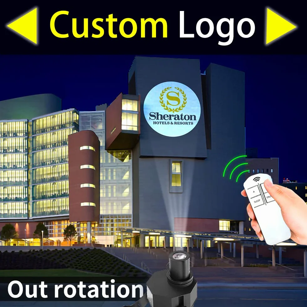LED 150W GOBO Luz Logo Proyector Led Gobo Publicidad Logo Al Aire Libre IP67 Impermeable Para Interior y Tienda De Bodas Eventos