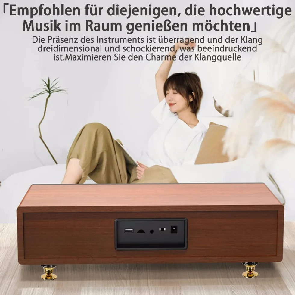 8 pzas de oro para altavoces, soportes para parlantes, giradiscos de latón macizo con base de latón para subwoofer, amplificador de audio y CD