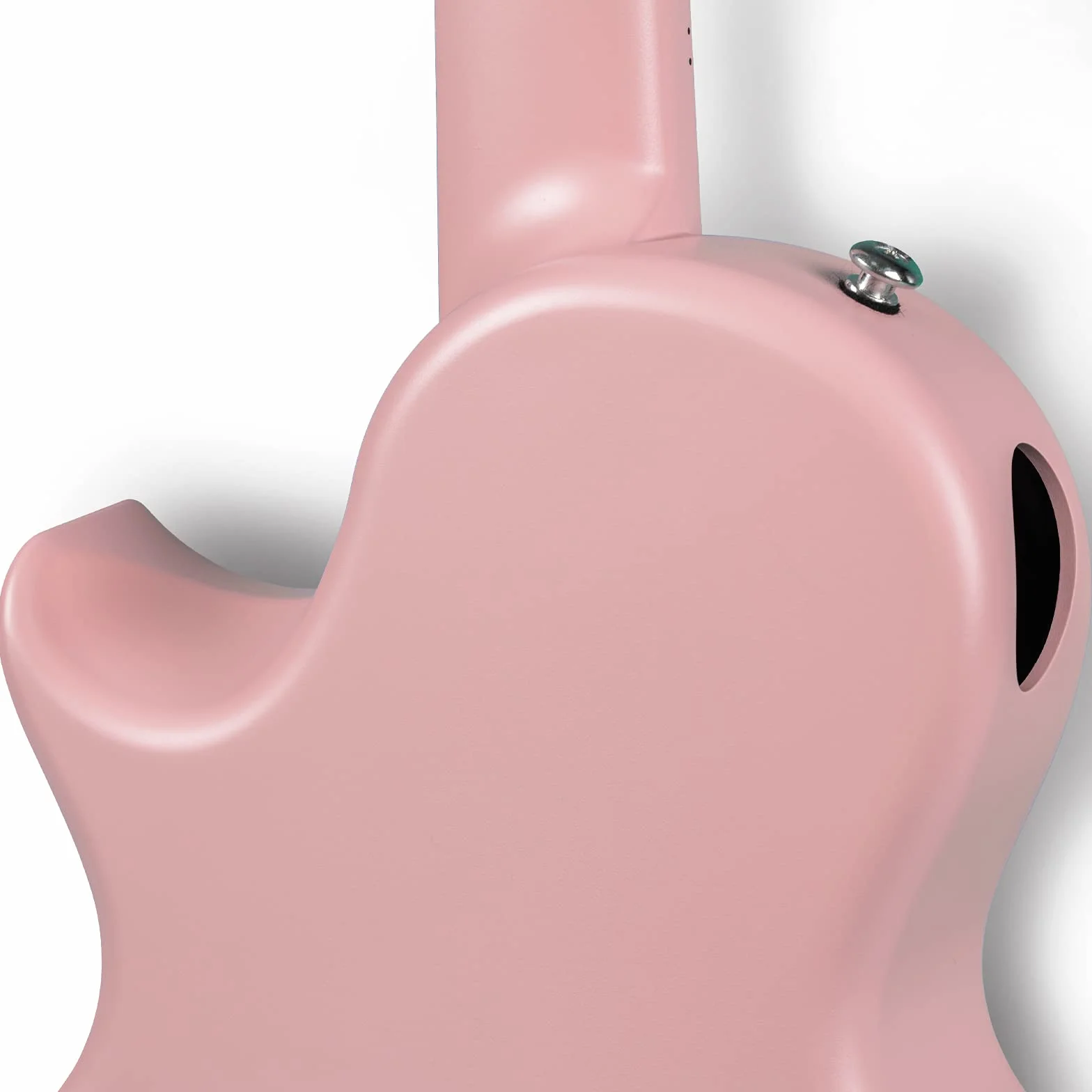 Enya Nova Go - Kit de iniciación de guitarra acústica moldeada integral de fibra de carbono de 33 pulgadas con estuche de guitarra y correas de (rosa)