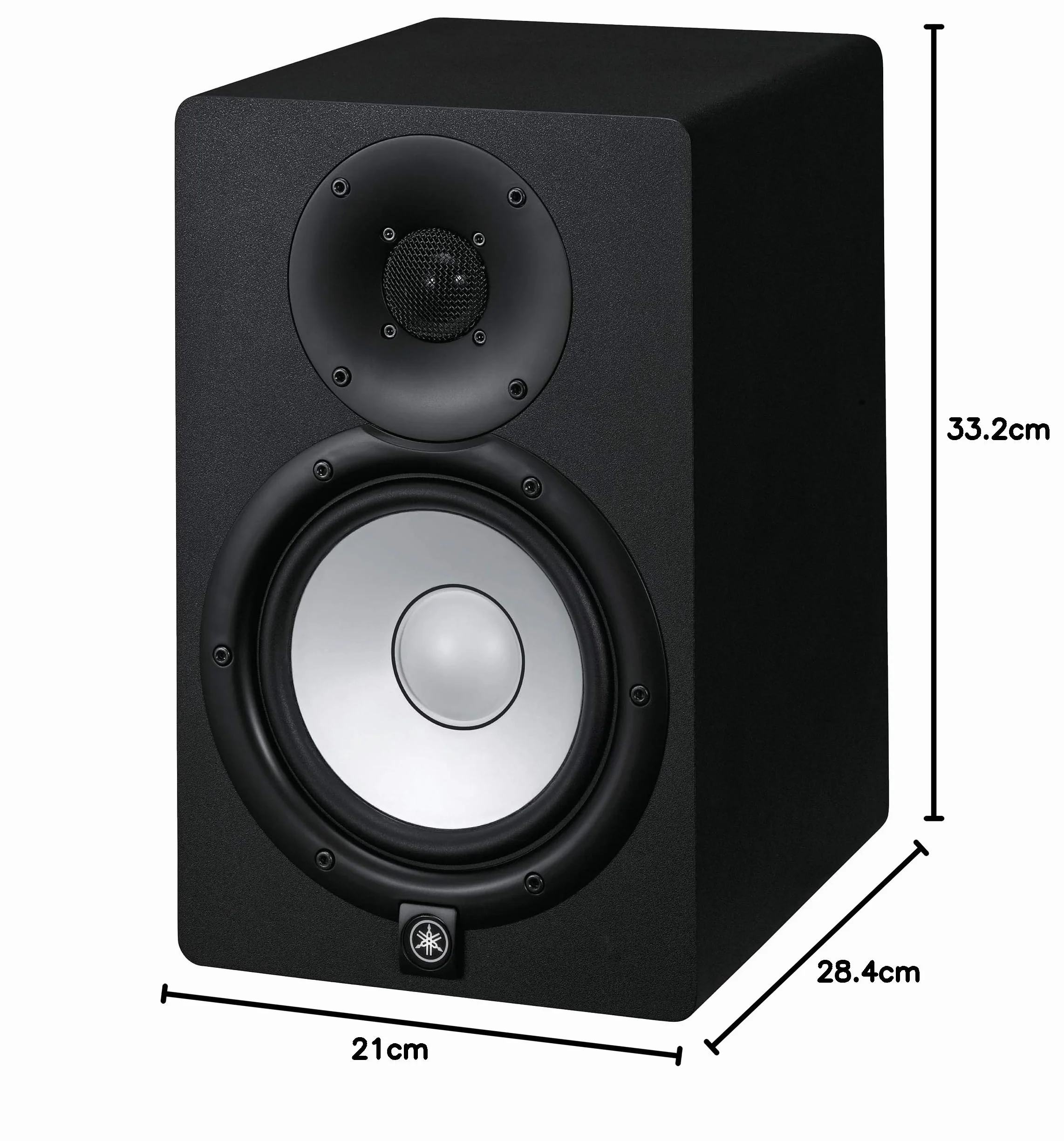 YAMAHA HS7 - PA, monitor de estudio autoamplificado para DJs, productores y artistas, Negro