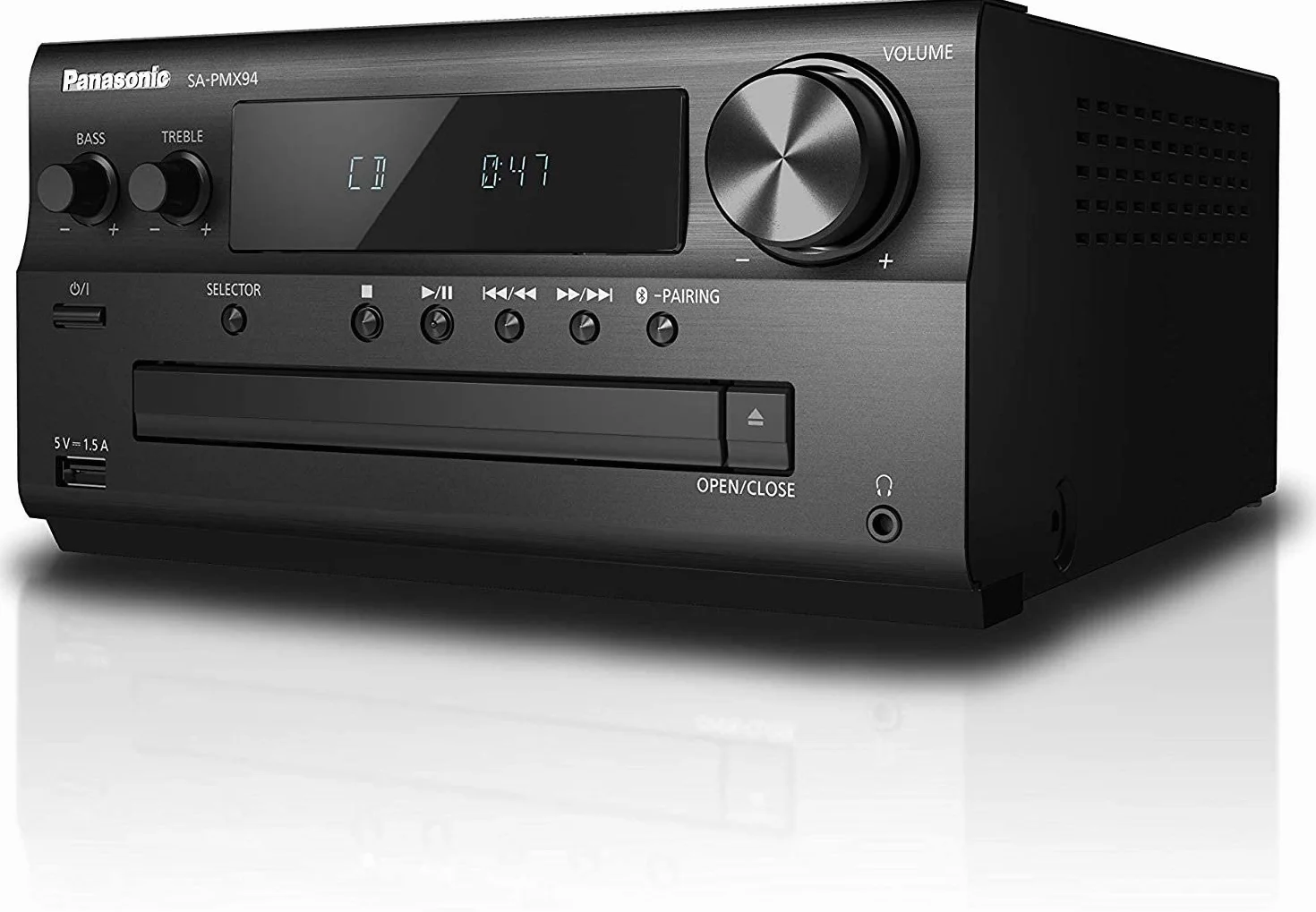 Panasonic SC-PMX94 Minicadena de música Bluetooth Negro 120 W 3 vías