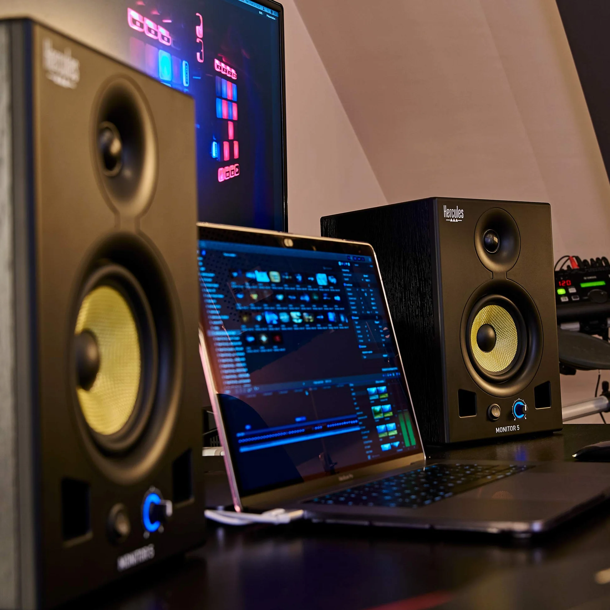 Hercules Monitor 5 - Monitores de audio activos 2 x 80 watts RMS