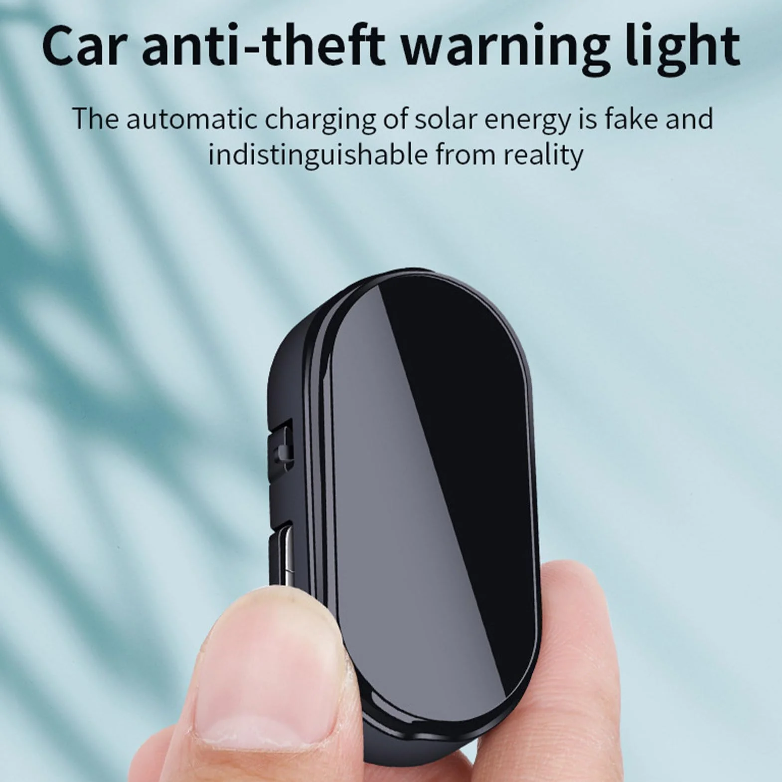 Luz De Advertencia Solar - Alarma Ficticia Intermitente LED Falsa | Luz De Cámara De Seguridad Simulada Con Sensor Inteligente | Encendido Automático Impermeable Por La Noche Para Coche, Furgoneta, SU