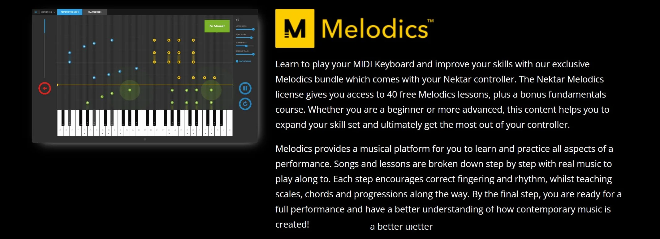 Nektar Impact GX61 - Controlador USB MIDI de teclado con integración de DAW
