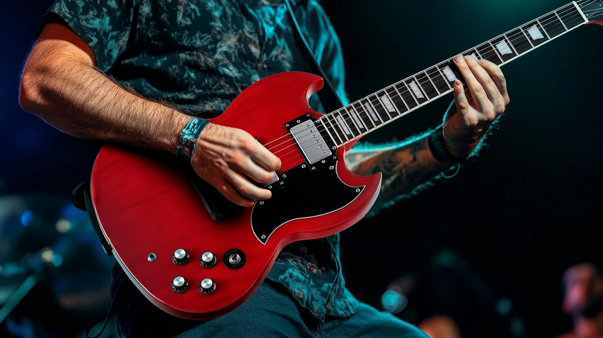 Rocktile Pro S-Red Guitarra Eléctrica Heritage Cherry