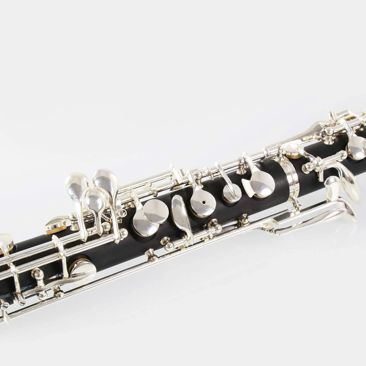 Rochix - Oboe Children Level CH13 - Cuerpo de madera compuesta, tono C semiautomático bañado en plata con 1 hoja, 1 paño de limpieza, 1 hisopo de oboe, 1 reposamuñecas, 1 funda y más