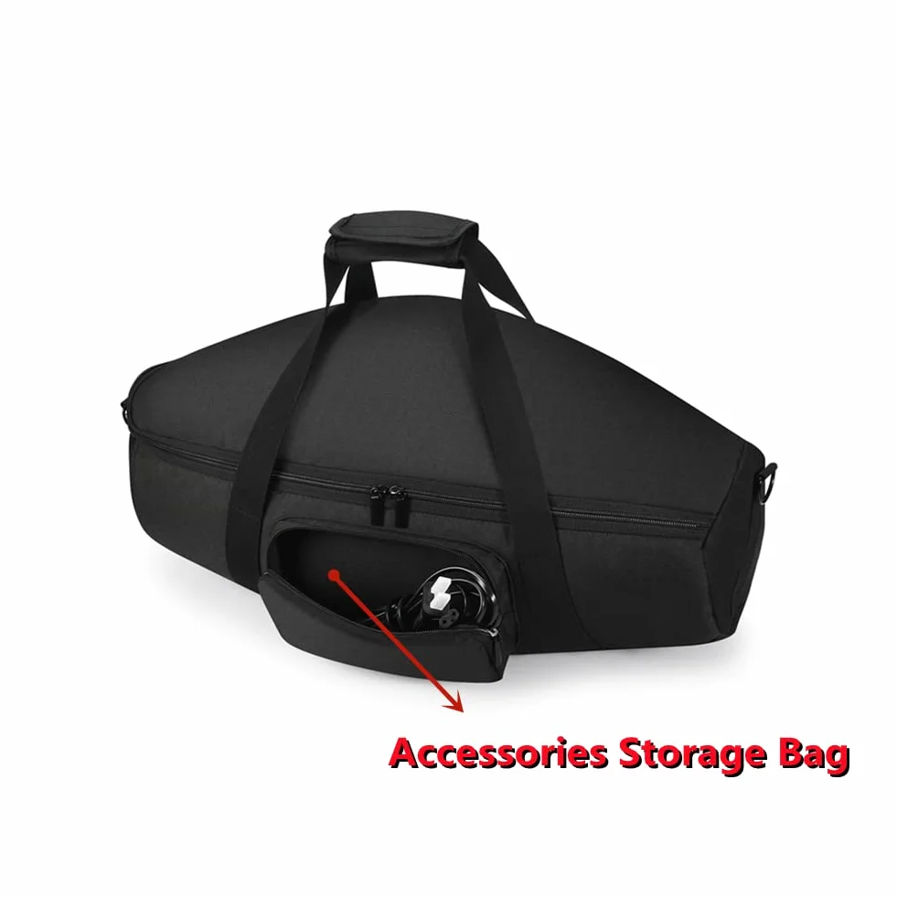 Janjunsi Bolsa de Transporte de Viaje para JBL Boombox 3/Boombox 2 Altavoz Inalámbrico Bluetooth - Estuche Portátil con Correas Ajustables para el Hombro
