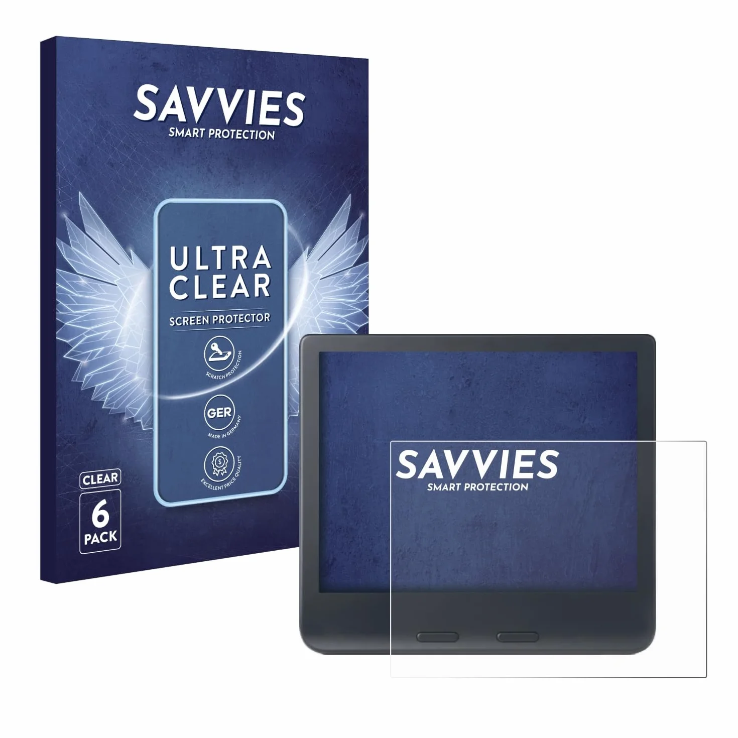 Savvies Protector Pantalla Kobo Libra Colour 2024 6 Unidades Ultra Transparente