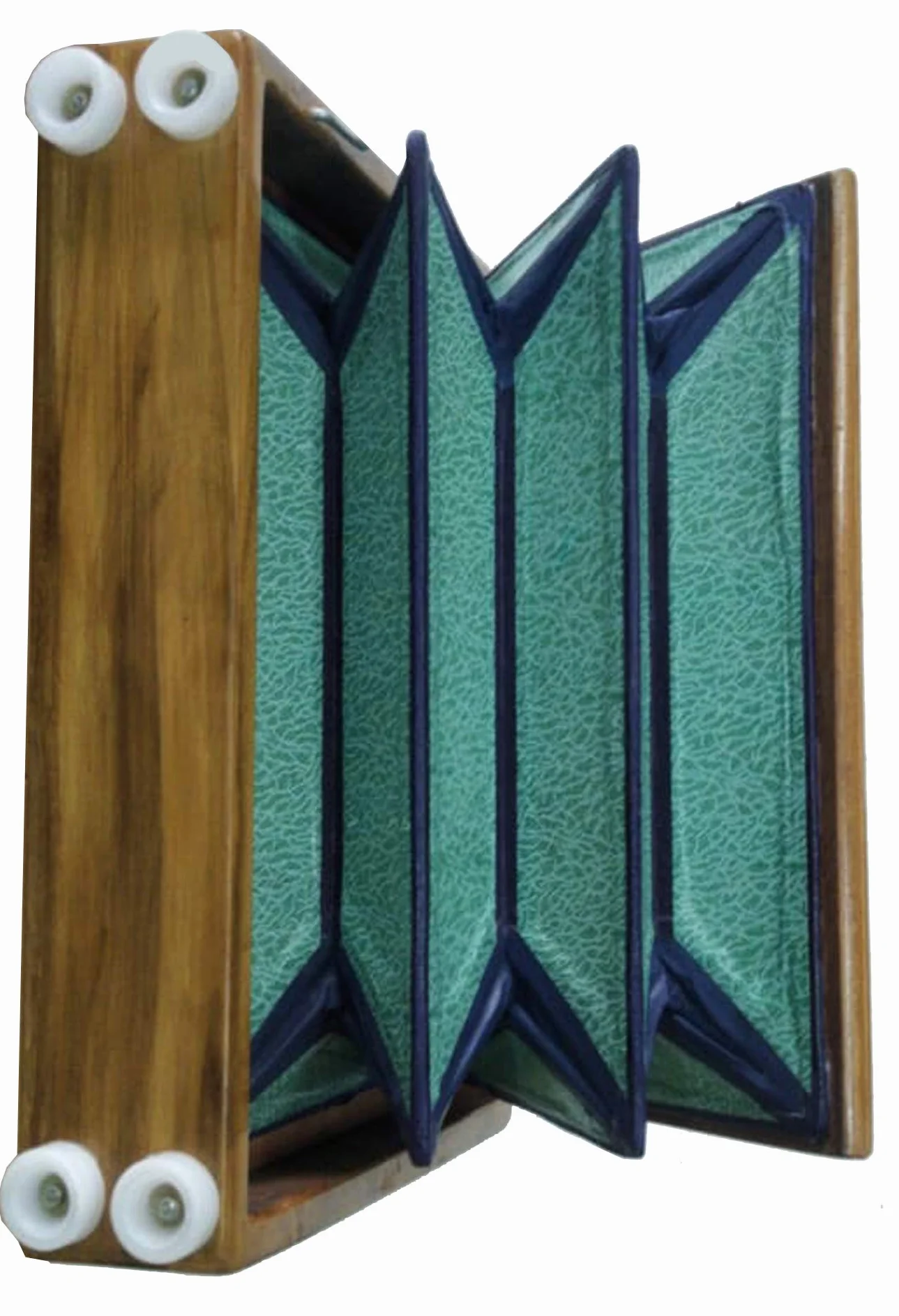 TATTVA Caja profesional de shruti "Calcutta", fabricada por M.K. Sardar, con respiración de sonido larga, C-C 13 notas, 440 Hz, de madera de teca