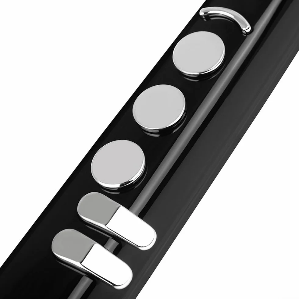 Kit de saxofón eléctrico, flauta eléctrica Blowpip Saxofón pantalla LED doble función de voz para salida MIDI adecuado para todas las edades