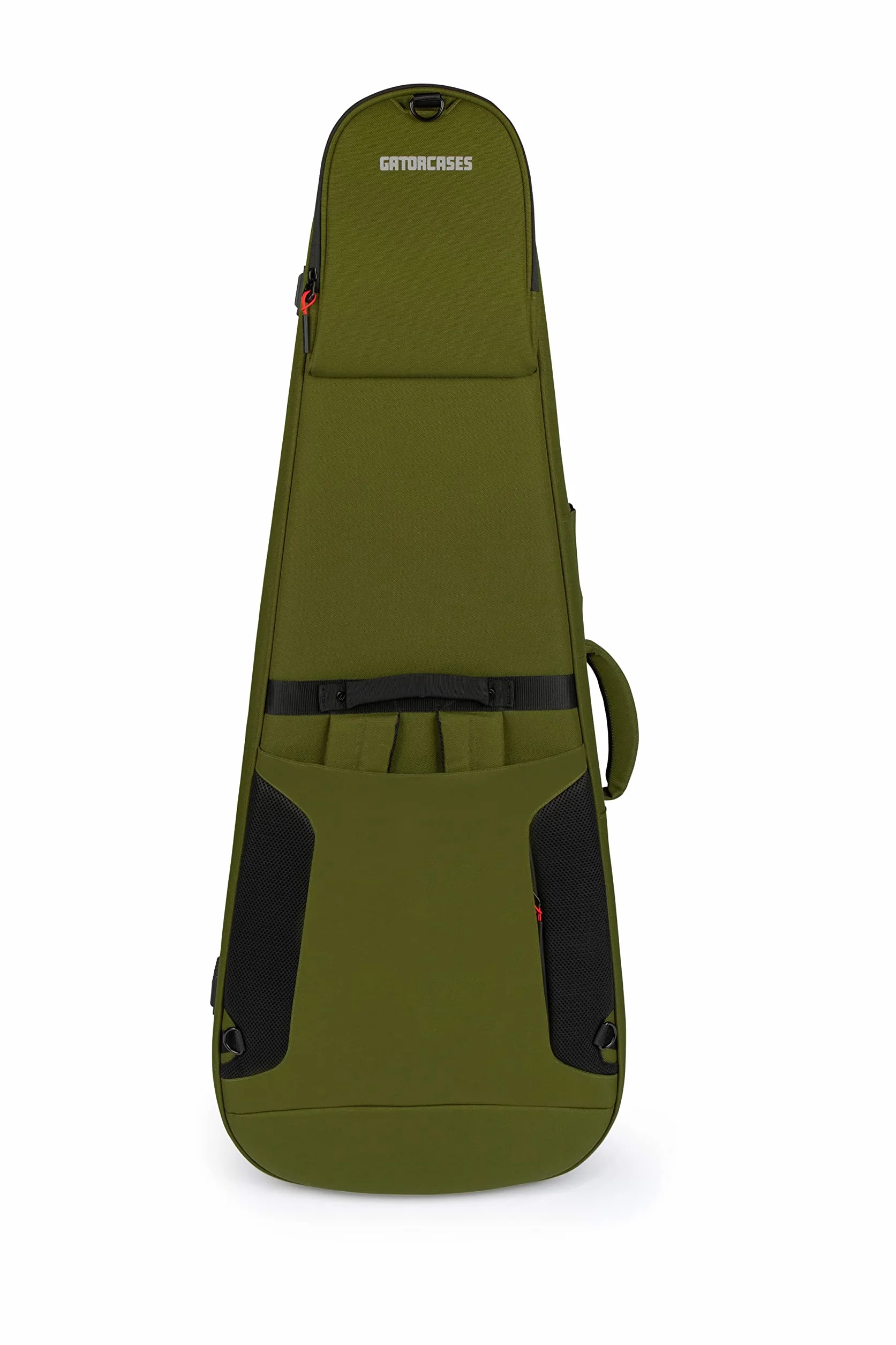 Gator Cases Icon Series Gig Bag Premium Resistente a la Intemperie para Guitarras Acústicas con Cremallera TSA; Verde(G-ICONDREAD-GRN)