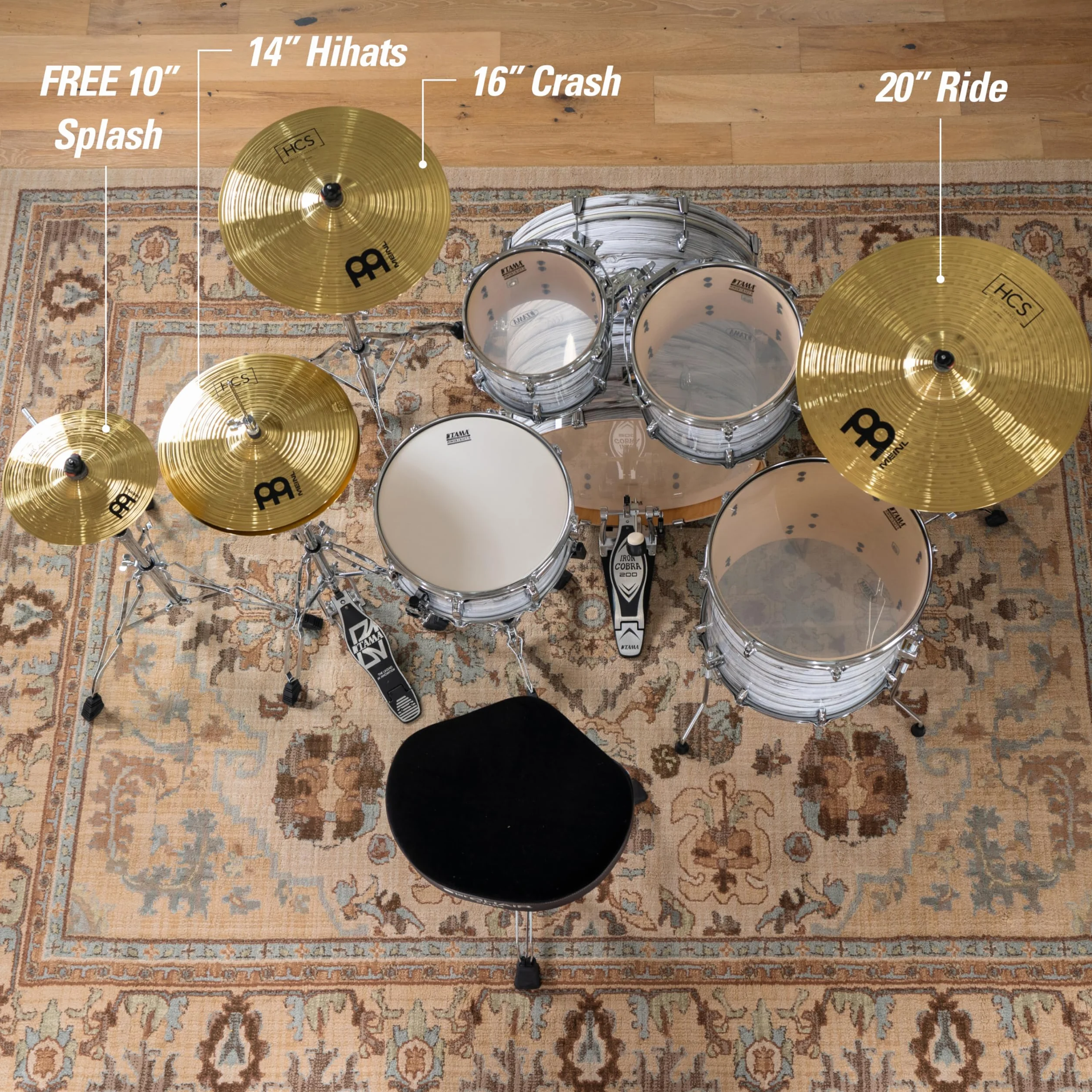Meinl Cymbals HCS14162010 - Platillo Splash