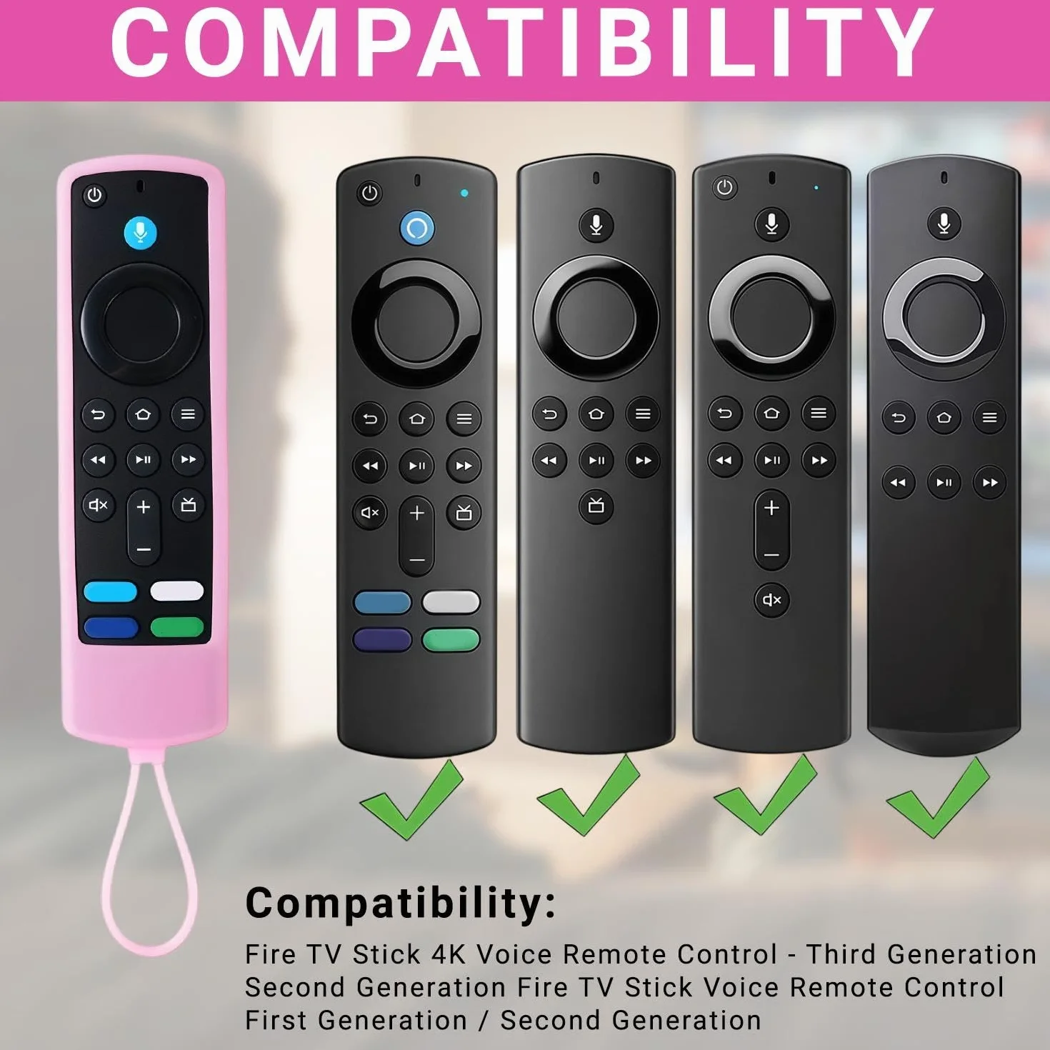 Funda Protectora De Control Remoto De TV De 3 Piezas, Silicona Luminosa con Cordón, Universal Anticaídas Y Antideslizantes