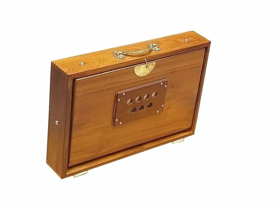 SHRUTI BOX SIZE~ (15" X 10" X 3")~SWAR PETI~TEAK WOOD~440 Hz~SHRUTI~YOGA~CHANT
