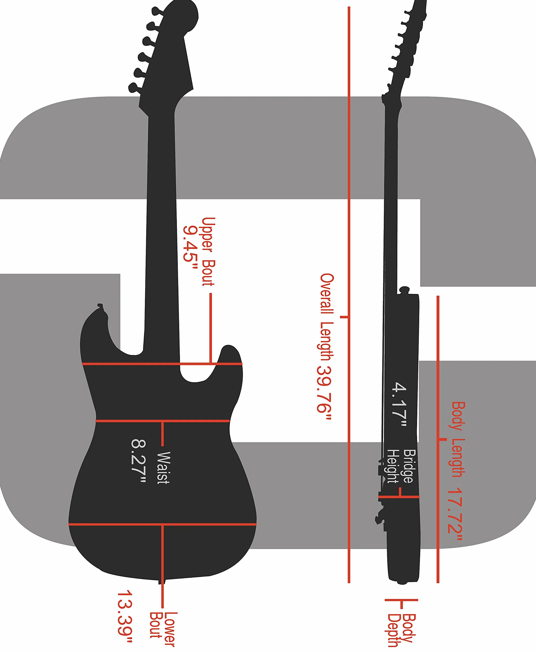 Crossrock CRW620LBR CRW620LBR CRW620LBR - Maletín de Madera para Guitarra eléctrica Les Paul, Color marrón