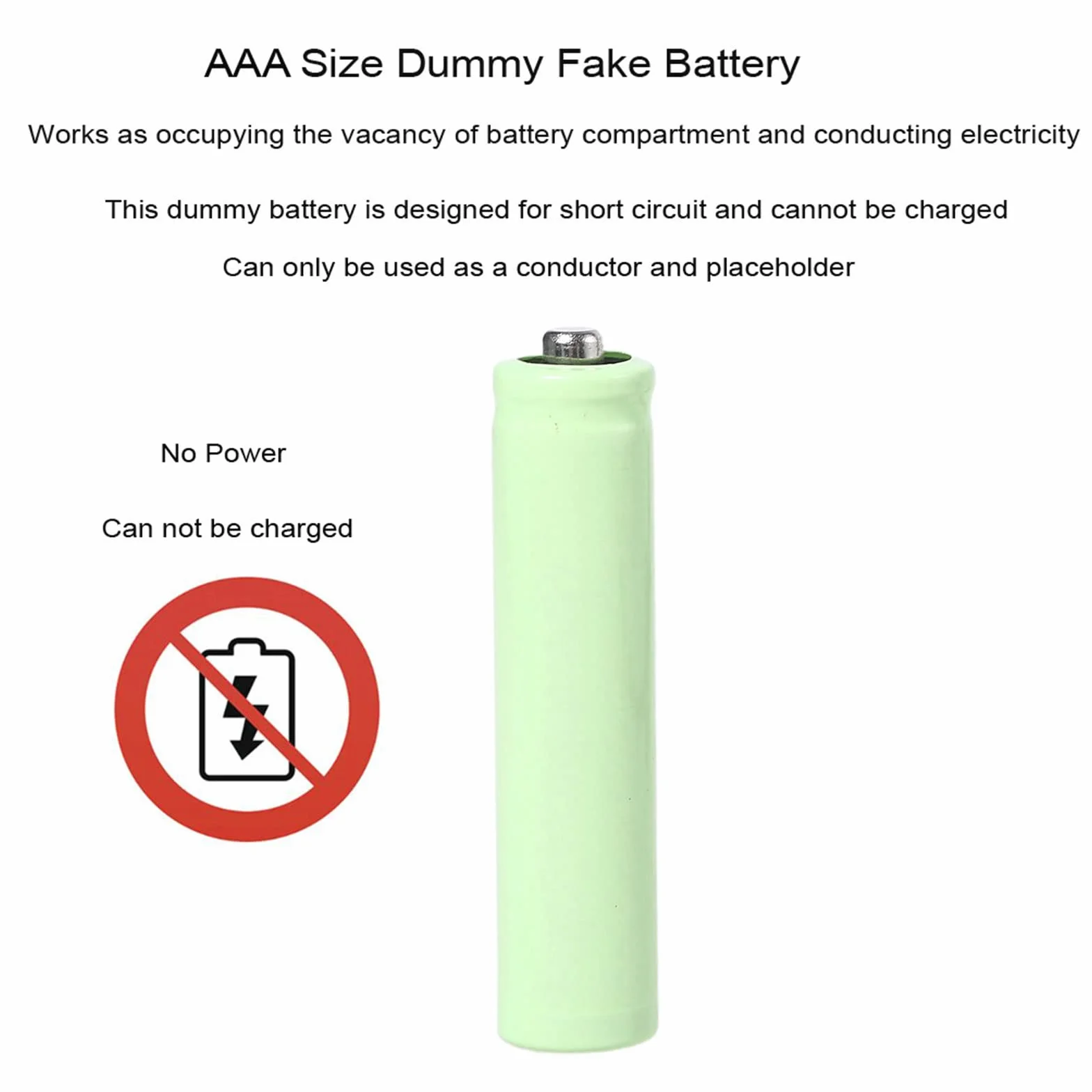 Xuancai LR03 - Cable eliminador de batería AAA, fuente de alimentación USB, reemplaza 2 pilas AAA de 1,5 V para linterna eléctrica de juguete