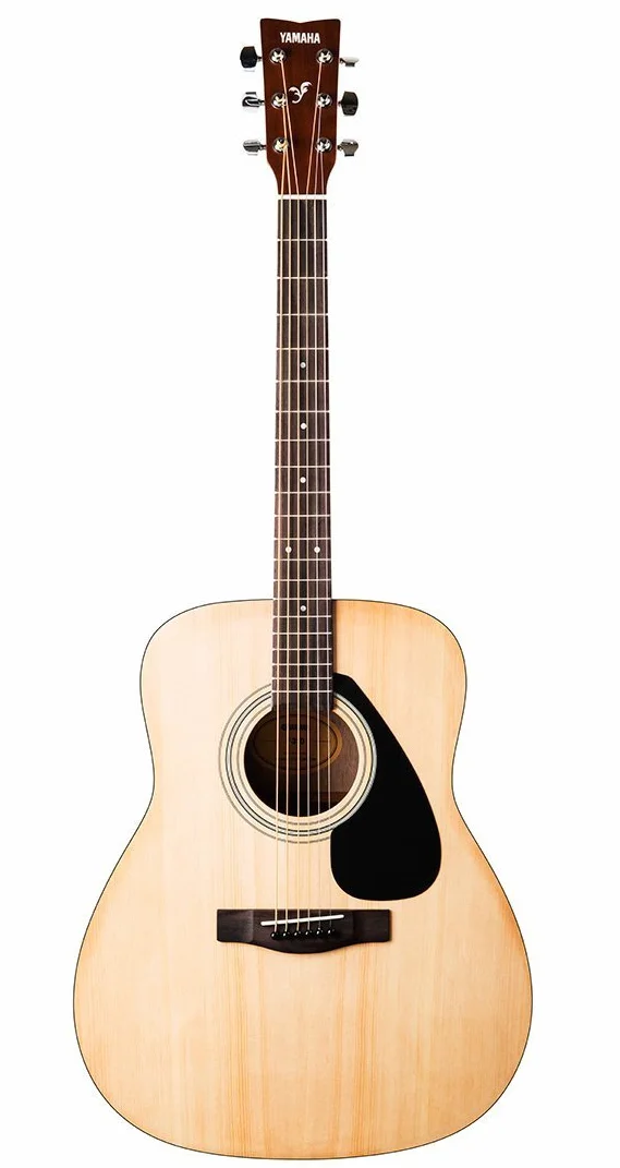 Yamaha F310 Guitarra Acústica – Guitarra Folk 4/4 de madera, 63.4 cm, escala 25 pulgadas, 6 cuerdas metálicas, color Madera natural