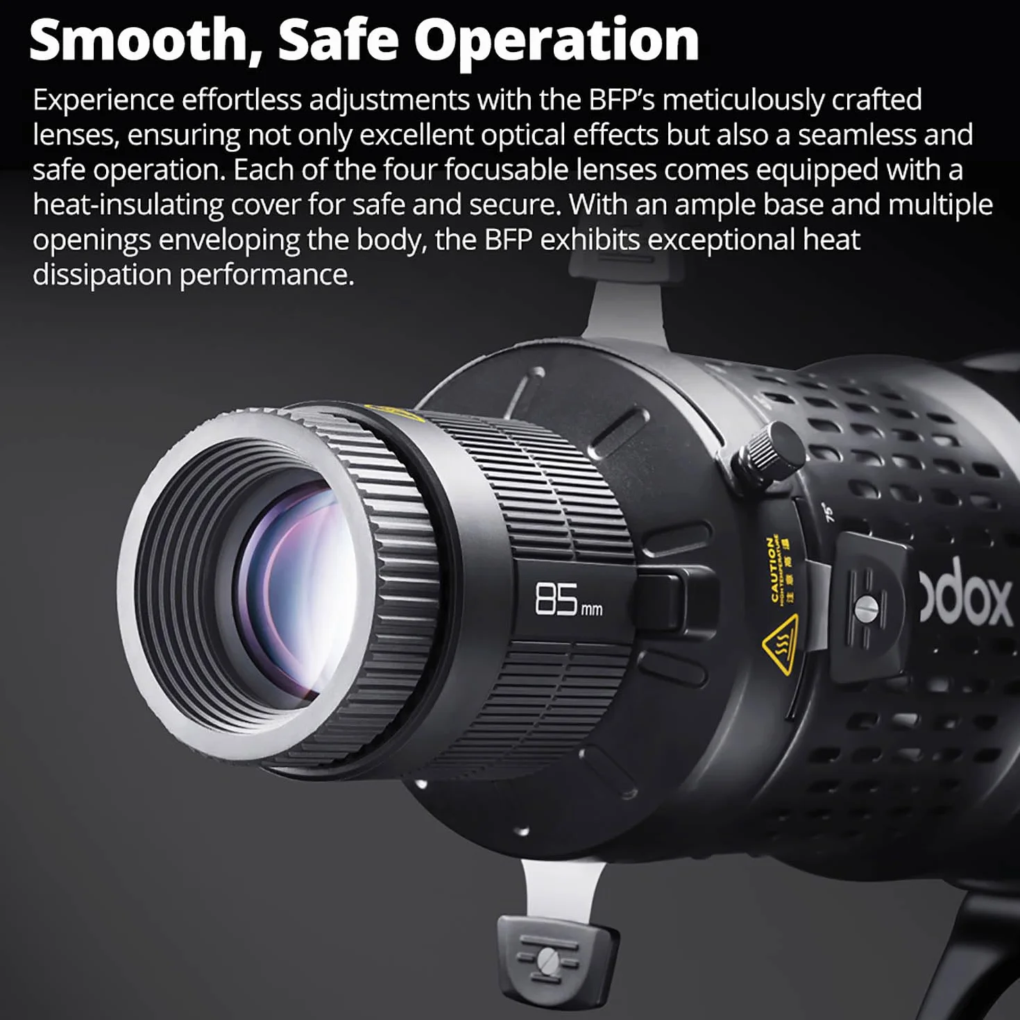 GODOX BFP - Proyector de luz estroboscópica para DP400IIIV DP600IIIV QT400III QT600III SK400II SK400IIV MS300 AD600Pro y montaje GODOX AD300Pro (BFP KIT2)
