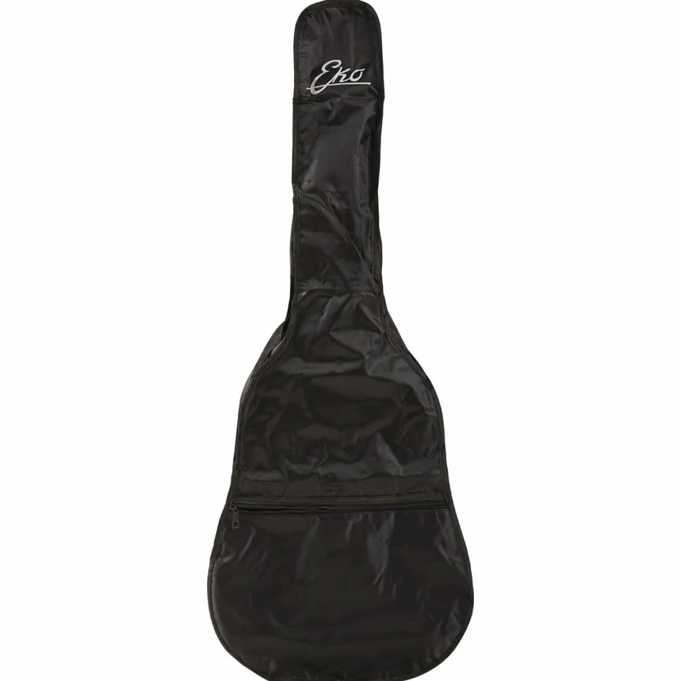 EKO GUITARS – CS-2 Natural, Guitarra Clásica de la Serie Studio, Tamaño 1/2, Tapa de Tilo Laminado, Aros y Fondo de Tilo Laminado, Mástil y Diapasón de Abedul, Funda Incluida, Color Natural