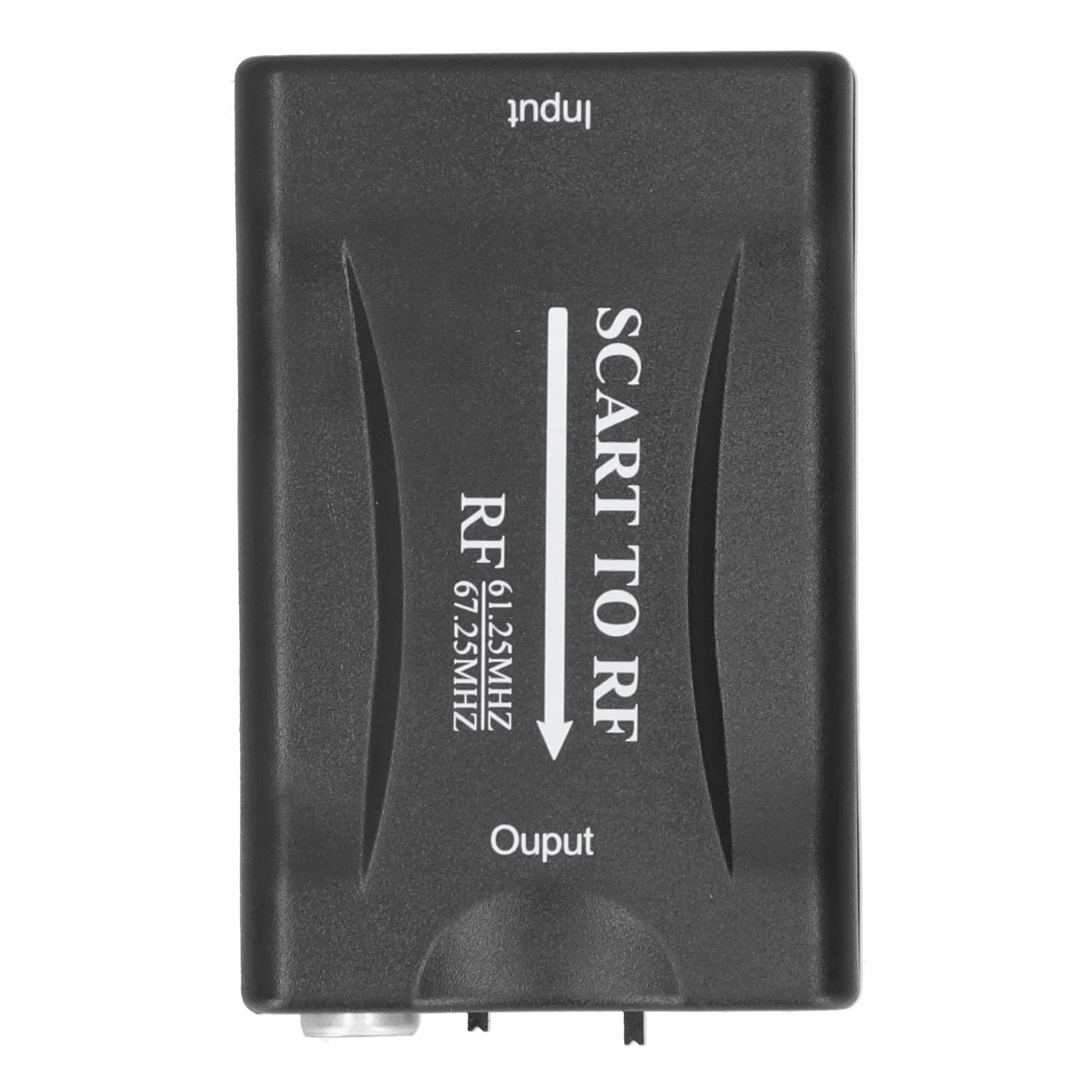 Dioche Adaptador Scart a RF RF Modulador Abs Scart para Adaptador de Vídeo RF para RF 67,25 MHz 61,25 MHz Convertidor de Salida para TV Box