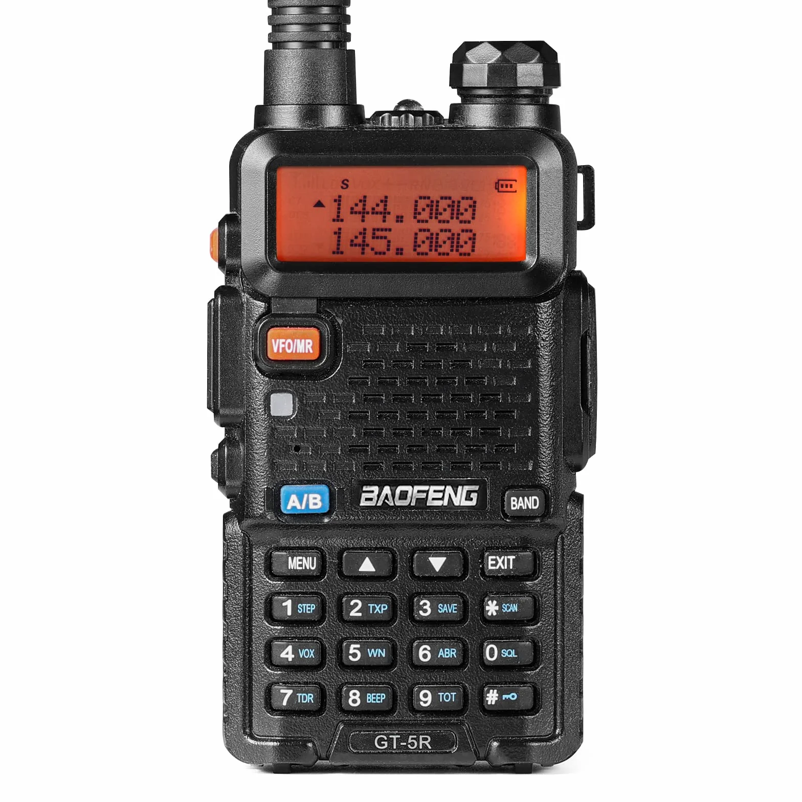 BAOFENG GT-5R Walkie Talkie actualizado Radio Bidireccional UHF VHF de Doble Banda Radio Amateur portátil de Largo Alcance con 144-146/430-440 MHz, 128 Canales, batería de 1800 mAh, Soporte Chirp