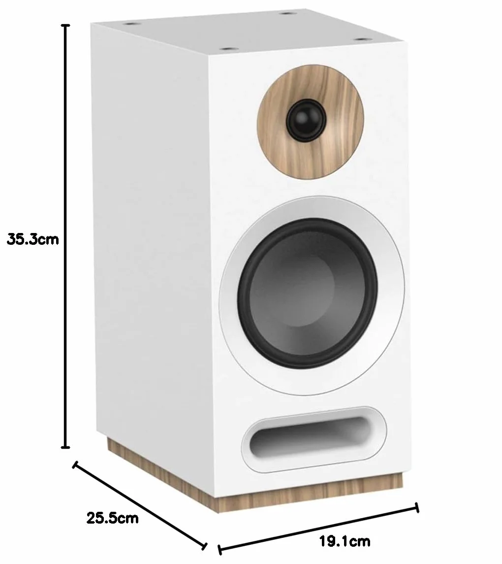 Jamo S 803 160W Blanco Altavoz - Altavoces (Alámbrico, 160 W, 57-26000 Hz, 8 Ω, Blanco)