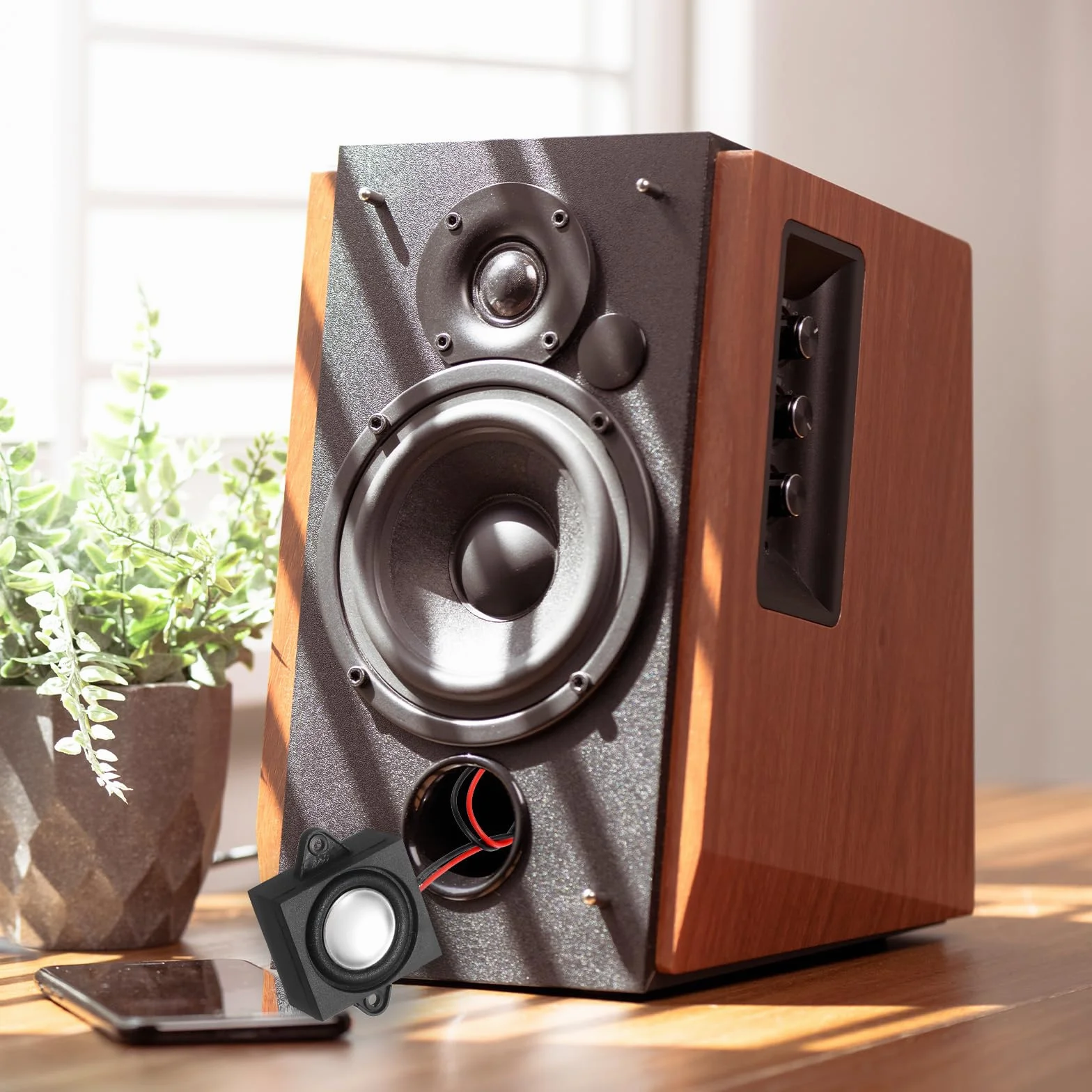 QUARKZMAN 2 Altavoces de 3 Vatios 4 Ohmios Altavoz Mini Altavoz Micro con Interfaz Jst-Ph2.0 para Pequeños Proyectos Electrónicos Máquinas Publicitarias Monitores de TV LCD