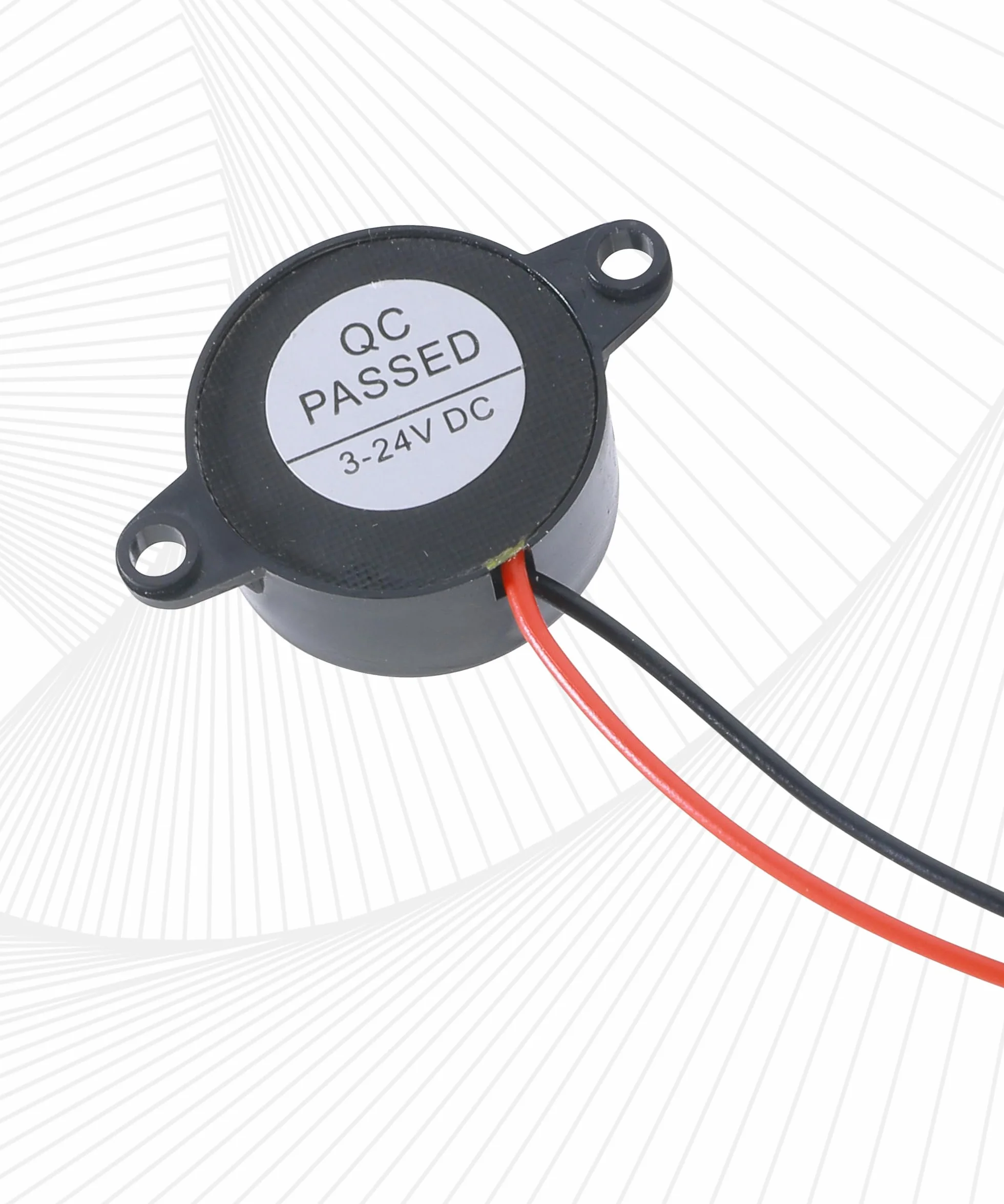 Flaconi 3V-24V Zumbador Electrónico del Coche,Zumbador 12V,Zumbador Piezoeléctrico Active,Zumbador Piezoeléctrico,Zumbador Electrónico 12V de 85dB,Adecuado para Dispositivos Electrónicos Automotrices