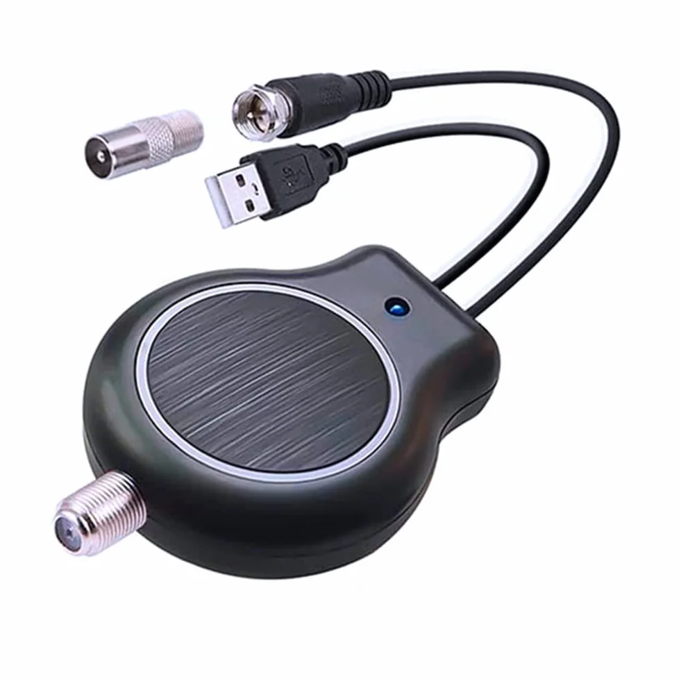 Amplificador de SeñAl de Antena de TV Digital HDTV de InstalacióN RáPida para Exteriores o Interiores HD FM DVB Alimentado por USB 32DBI