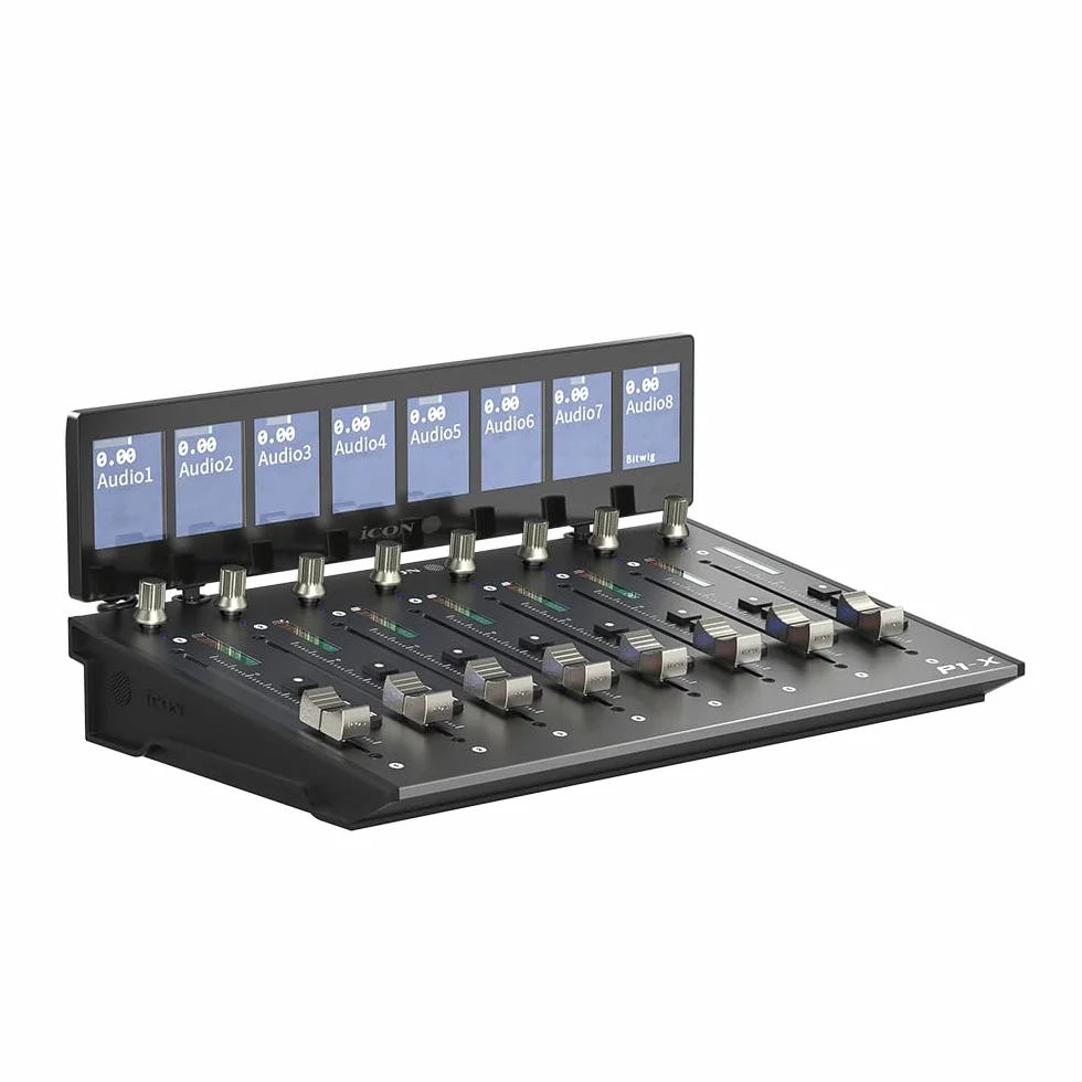 iCon Pro Audio P1-X/D4 USB MIDI DAW Controller Extension Display Bundle