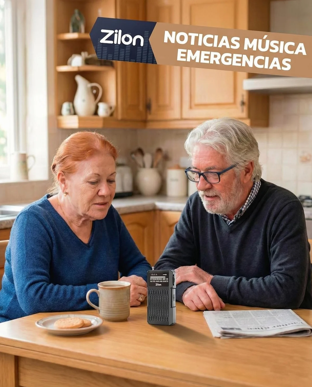 ZILON Transistor Radio a Pilas Pequeña Portatil Analogica Kit Emergencia FM Am Entrada Auriculares de Bolsillo Simple Personas Mayores Numeros Grandes para Facil Vision Muy Potente AA - MASVENDIDA