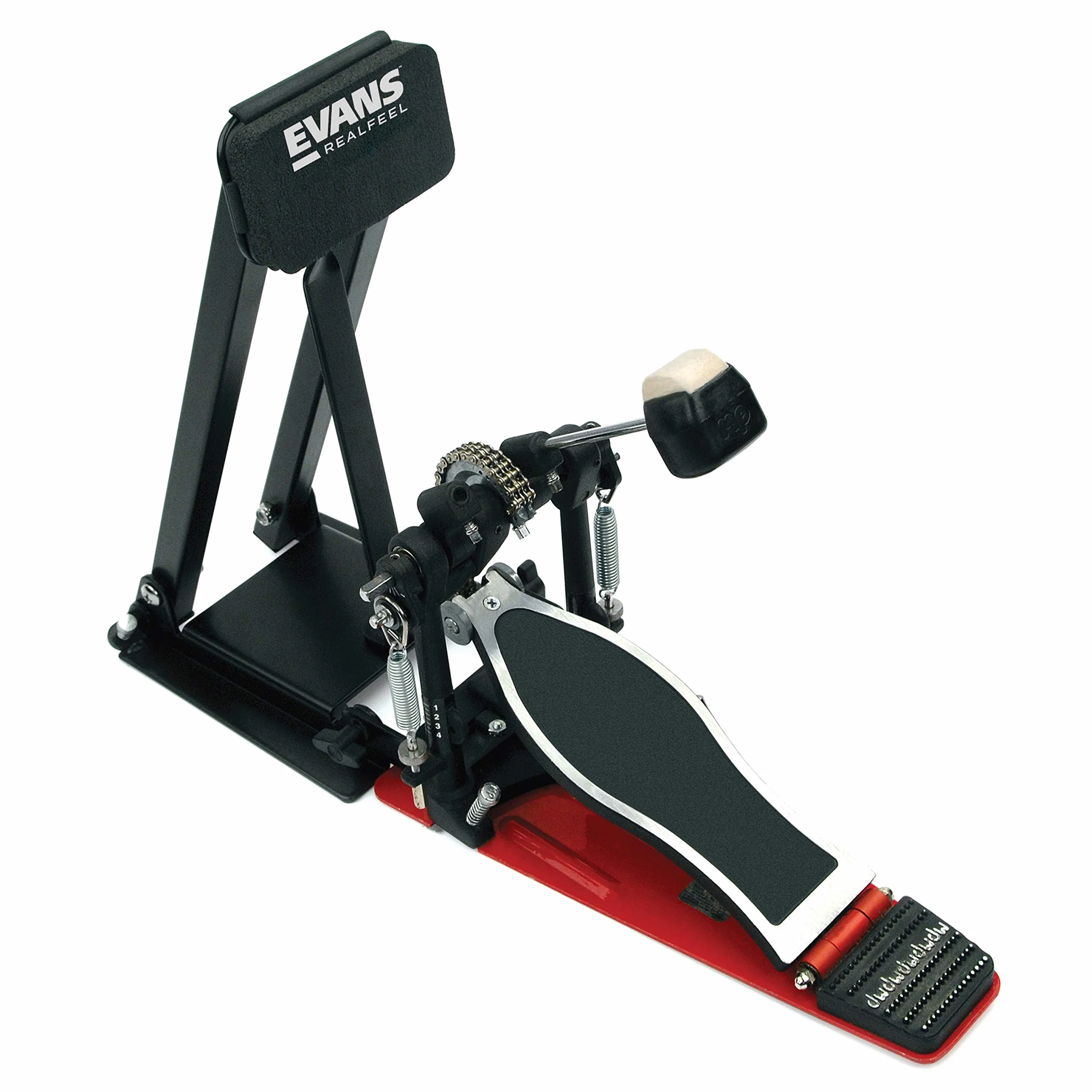 Evans RFBASS - Almohadilla de Práctica Plegable para Pedal de Bombo Realfeel de Evans
