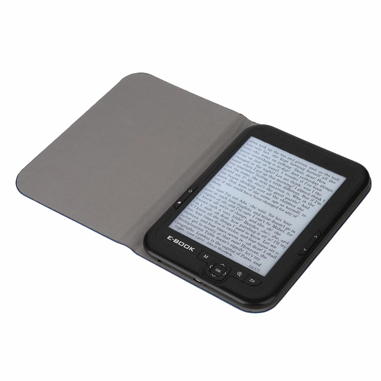 Wakects Lector EBOOK 6 pulgadas luz cálida ajustable 29 idiomas negro 8G