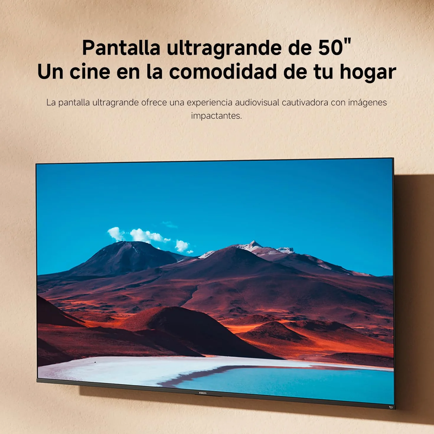 Xiaomi TV F 50 50 Pulgadas 127 cm 4K UHD Smart TV Fire OS8 Control por Voz Alexa HDR10 MEMC Modo Game Boost 120Hz 2GB+32GB Compatible con Apple AirPlay