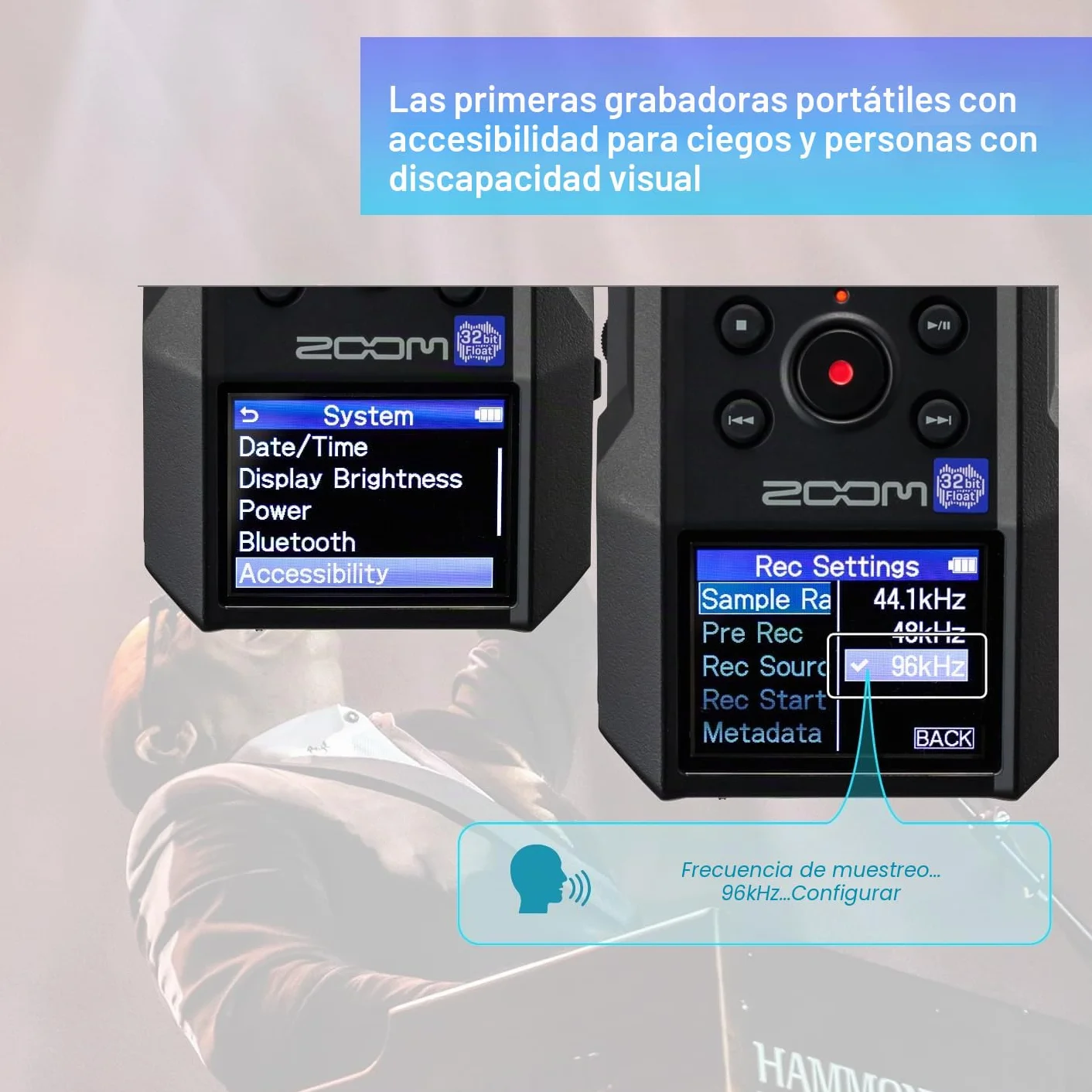 Zoom H6essential a 32-bit con Coma Flotante, accesibilidad, 6 Pistas, micros estéreo, 4 entradas XLR/TRS, Interface de Audio, para músicos, podcasters y cineastas