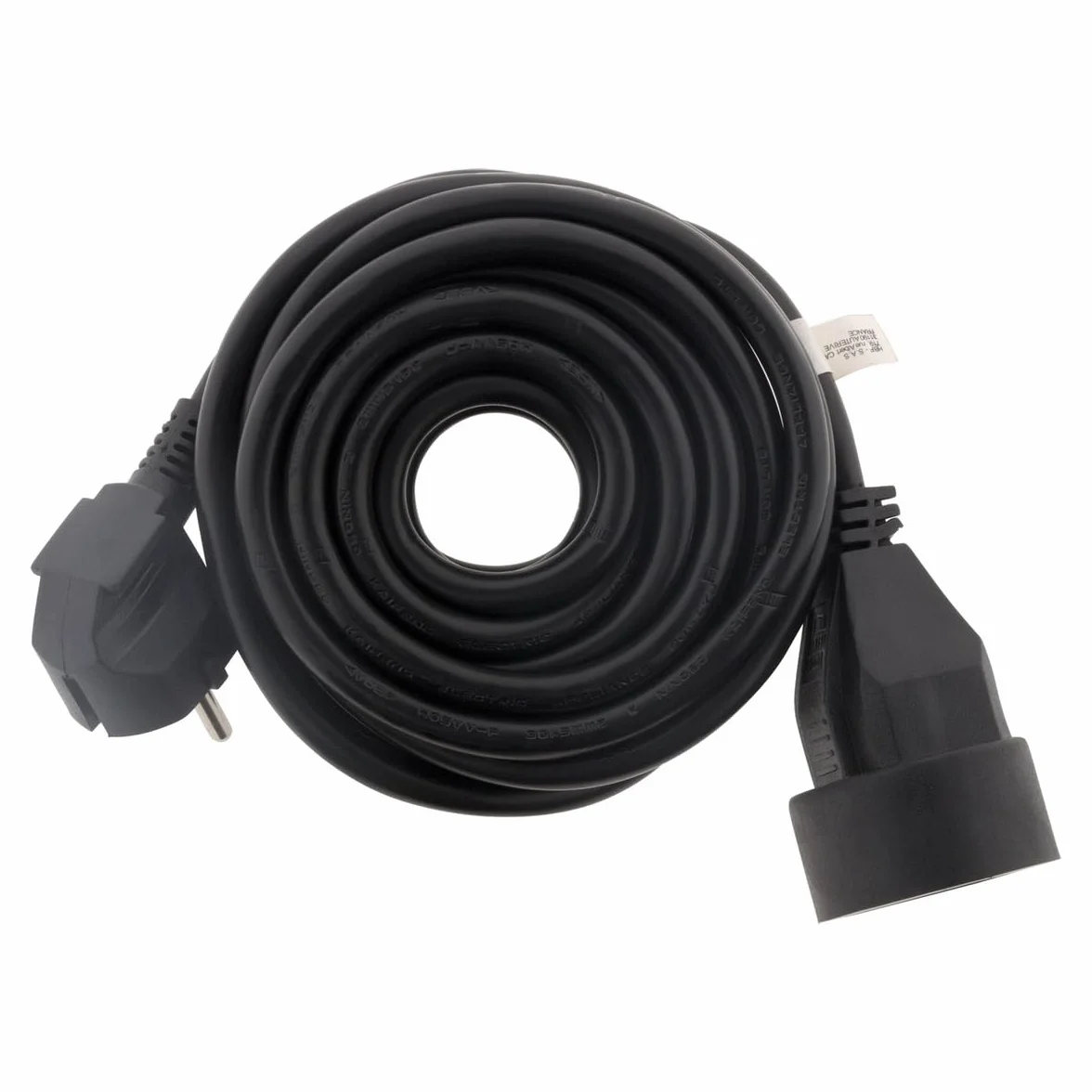 Zenitech Alargador 16A HO5VV-F 3G1.5mm² 3m Negro