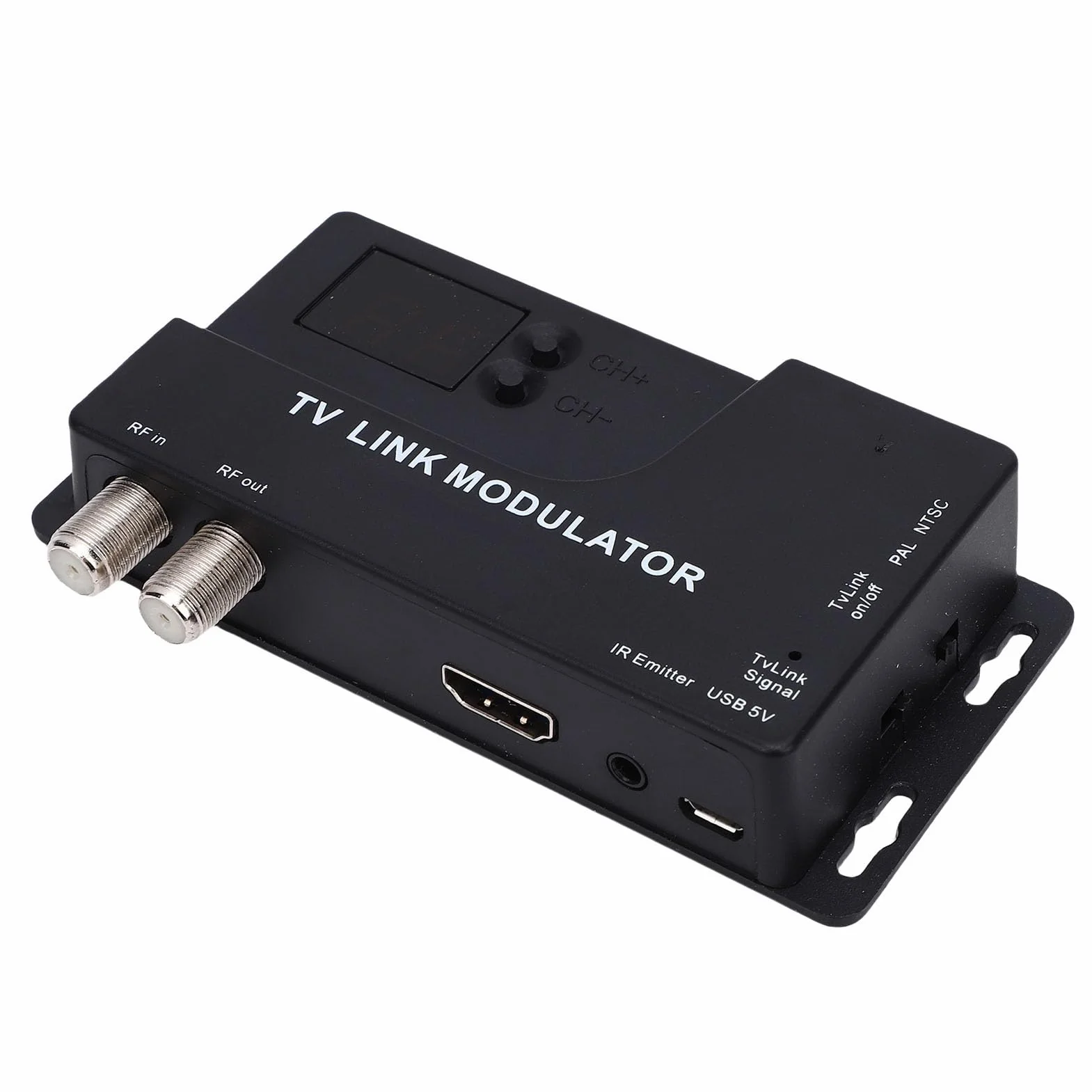 Yosoo Health Gear Modulador HDMI a RF, Convertidor Coaxial HDMI 1080P con Soporte NTSC PAL, Modulador RF 471.25MHz-885.25MHz para Consola de Juegos de TV, 1.4 Compatible con Decodificador