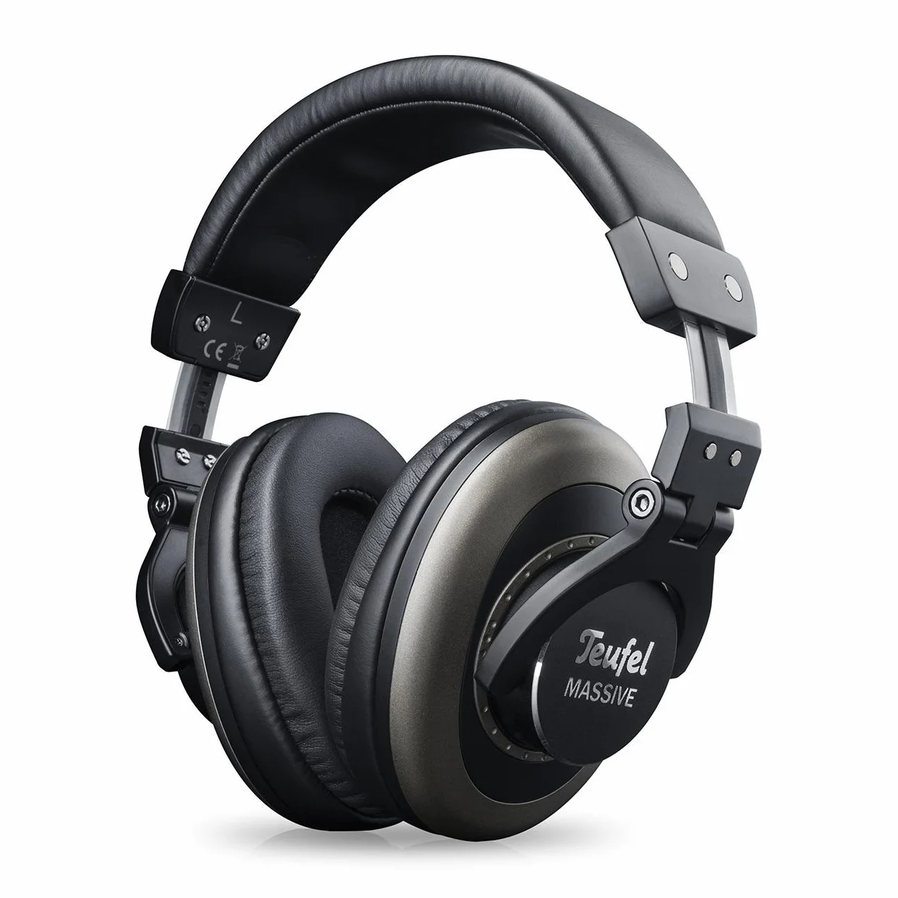 Teufel Massive Auriculares Over-Ear de Alta fidelidad para los Amantes del bajo, DJs y músicos con Cable - Negro