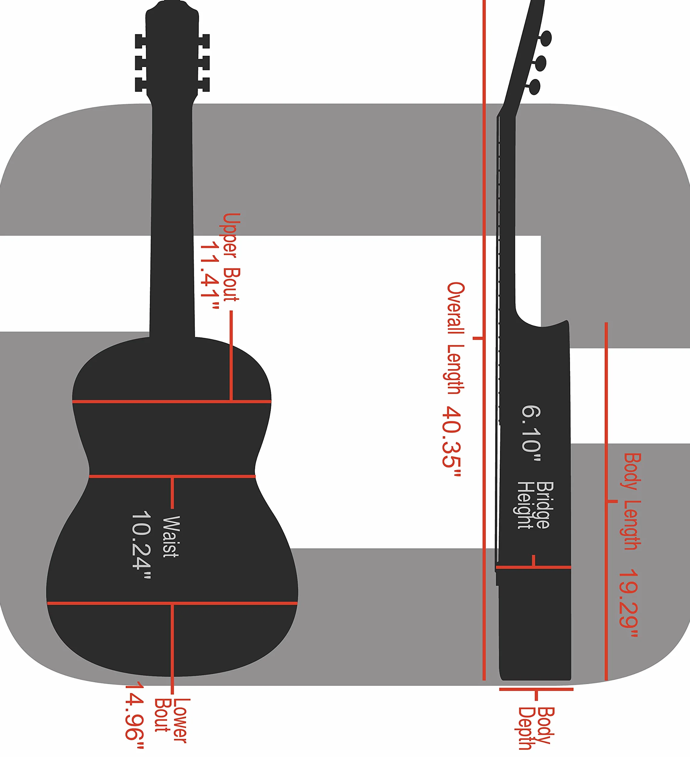 Crossrock Funda para Guitarra clásica de Fibra de Vidrio para Cuerda de Nailon 4/4, Carcasa Naranja Brillante, Cerradura TSA, Interior de Terciopelo Azul, Funda Moldeada Ligera para Viajes, Orange