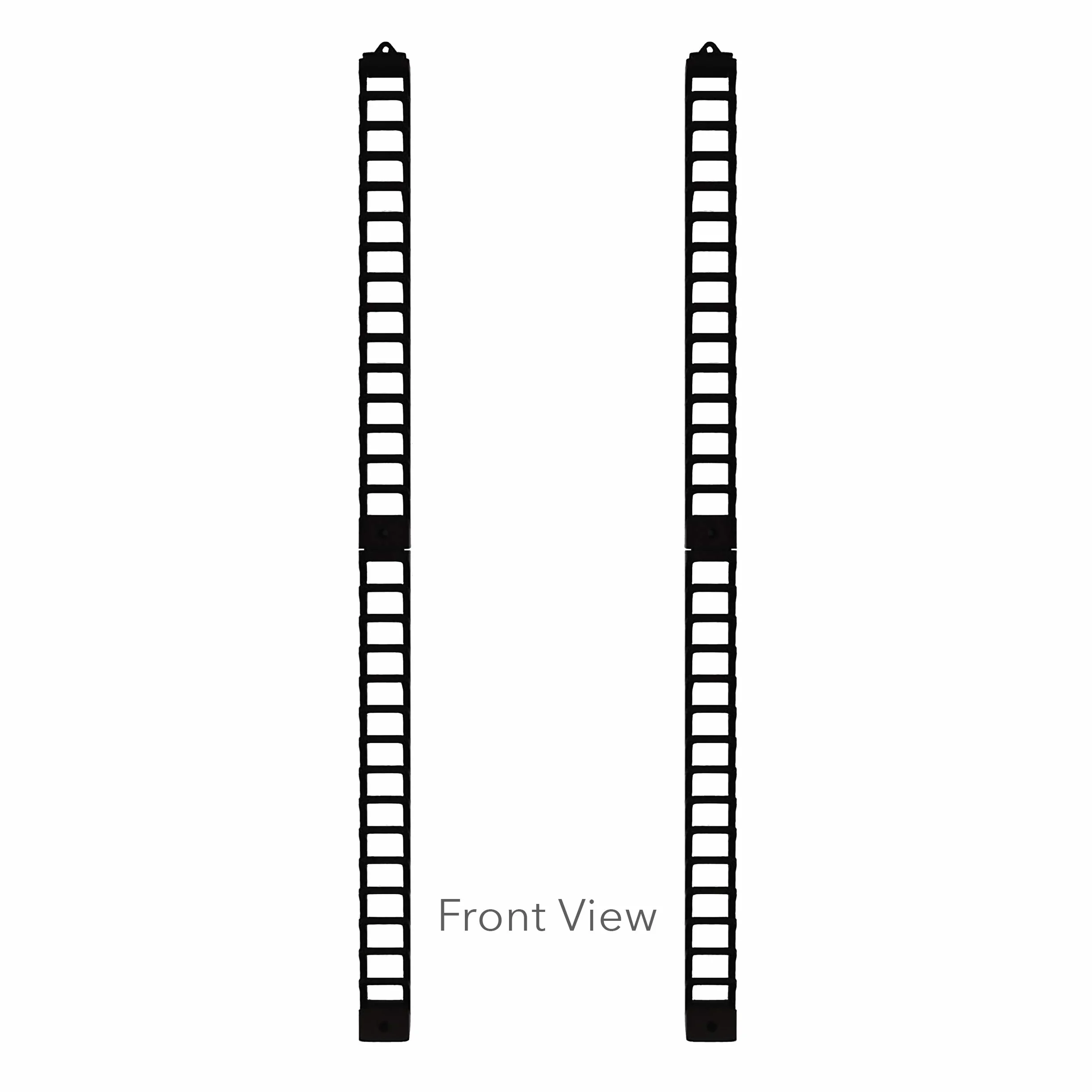 Atlantic Media Stix, estante de almacenamiento de CD/DVD para montaje en pared, paquete de 4, color negro (actualizado)