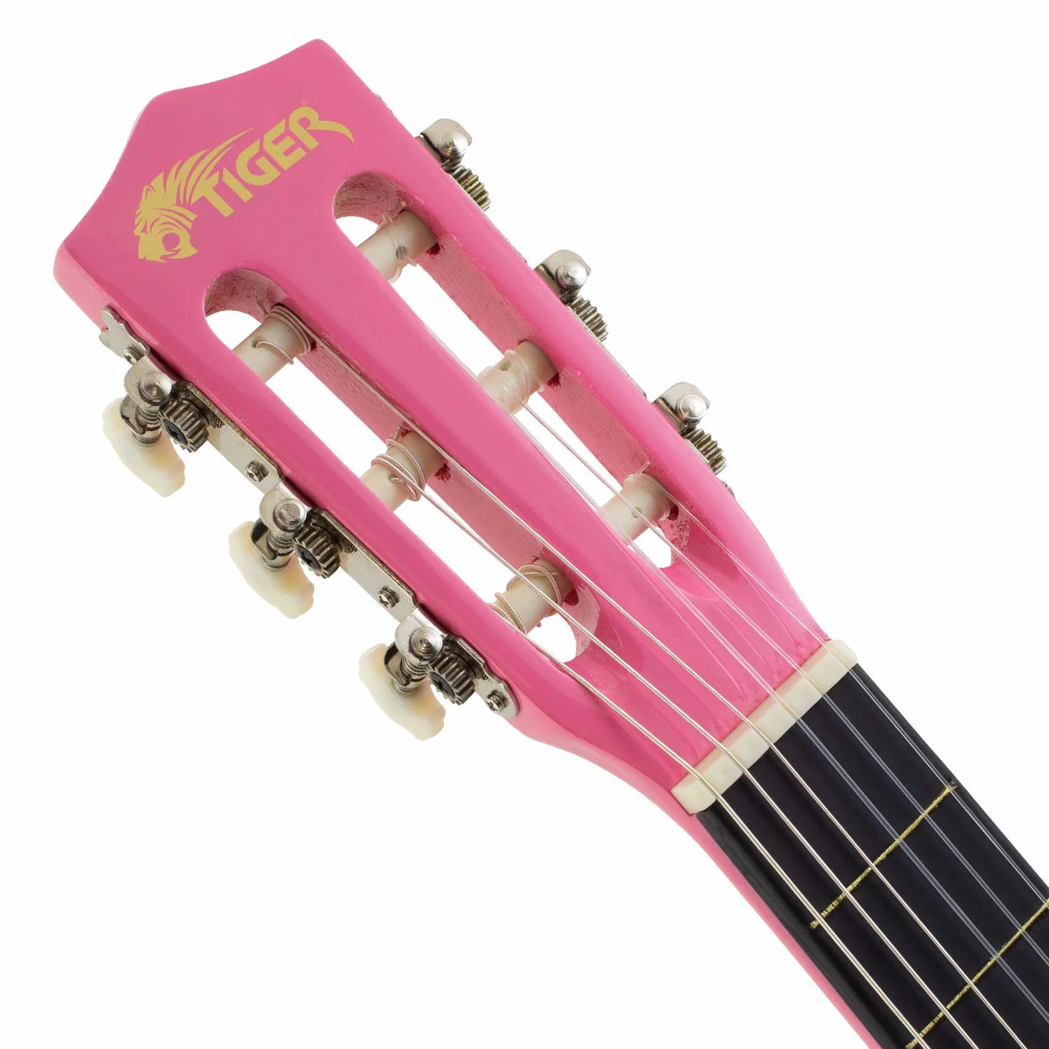 Tiger Jasmin Set de Guitarra Clásica de 1/4, Color Rosa