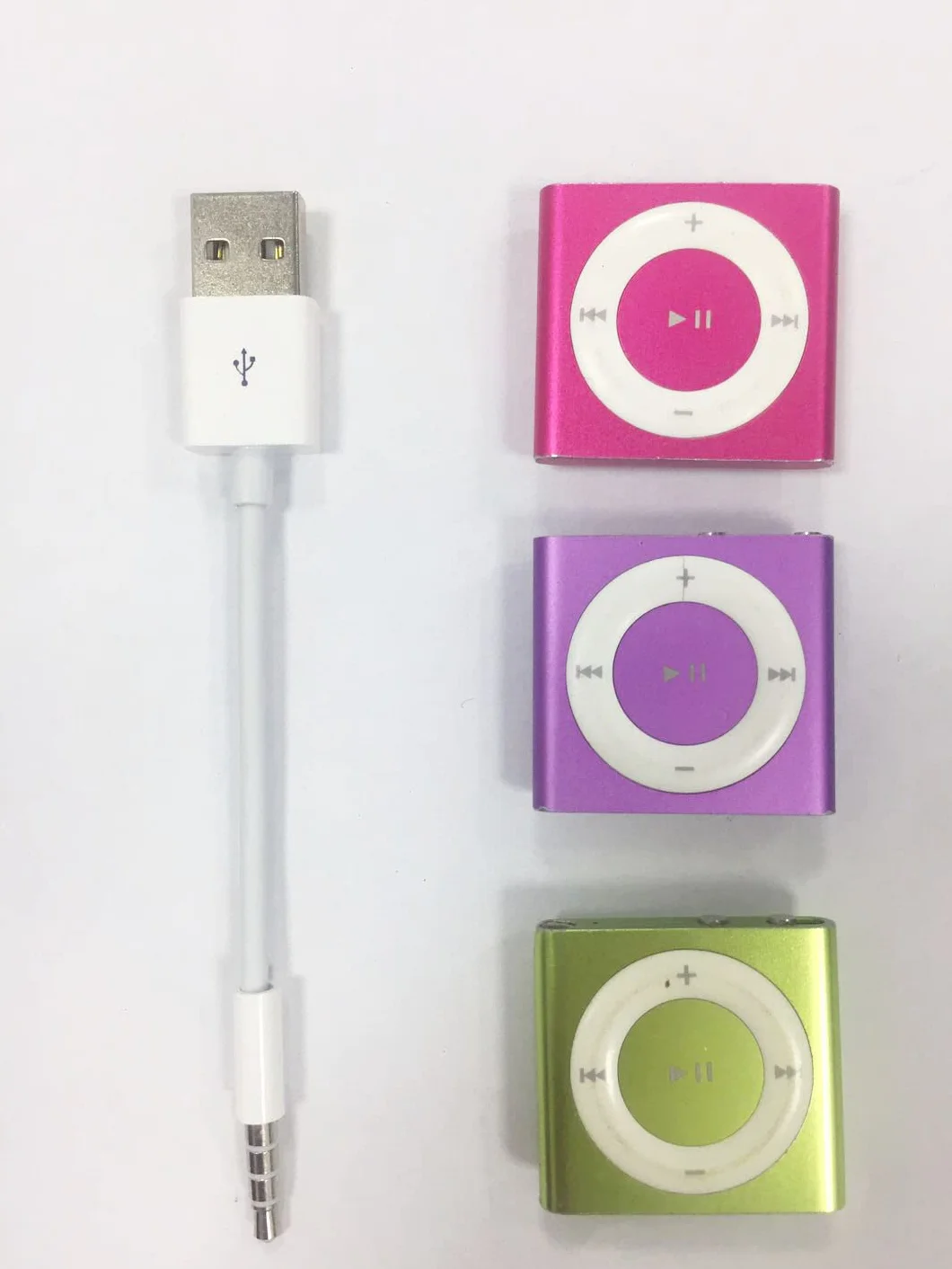 Cable de carga para iPod Shuffle Cable USB de sincronización de datos 3,5 mm macho AUX macho a USB Cable adaptador para iPod Shuffle 3nd 4 5th 6th