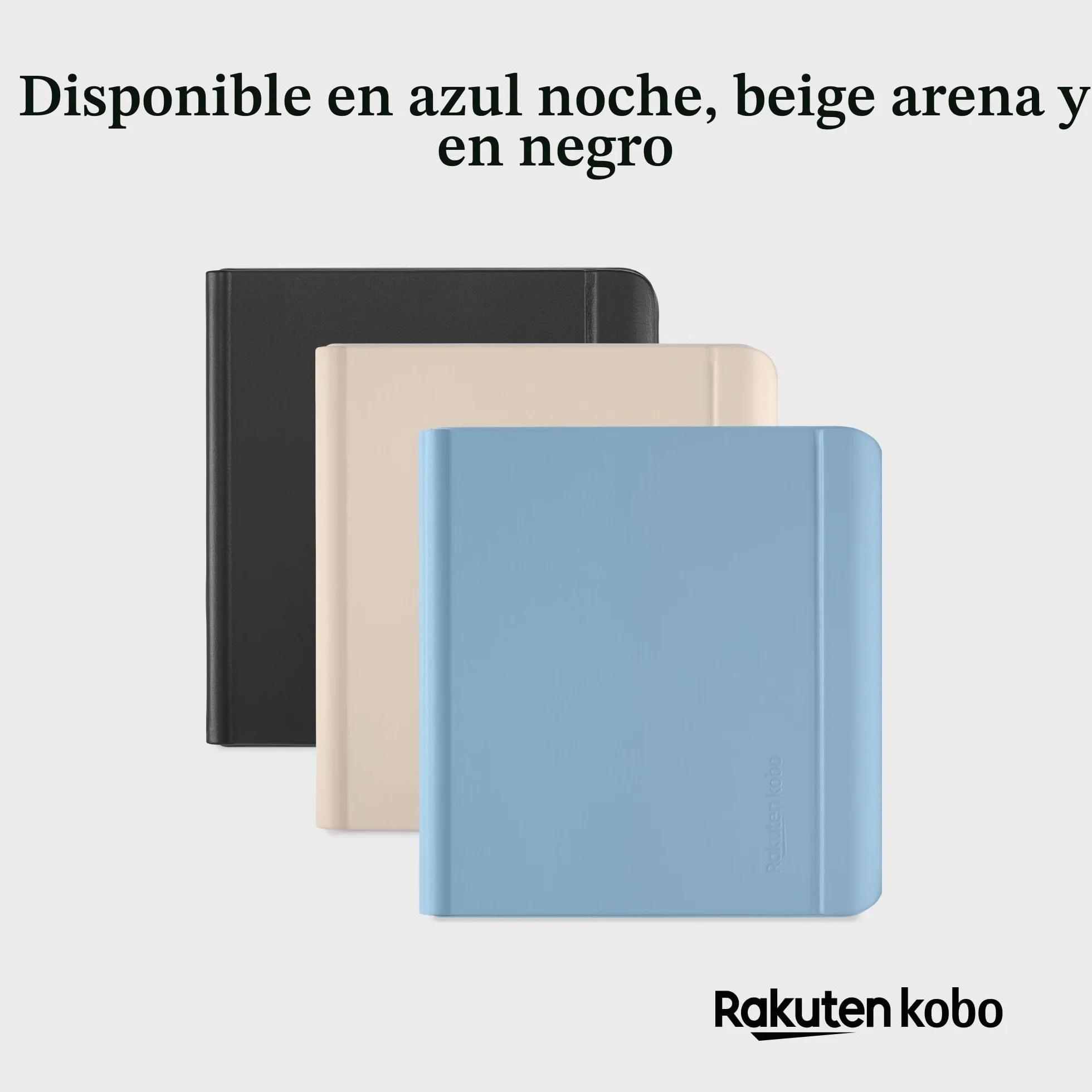 Funda Kobo Libra Colour Stylus Beige Arena Cuero Vegano Soporte 2 Posiciones 7"