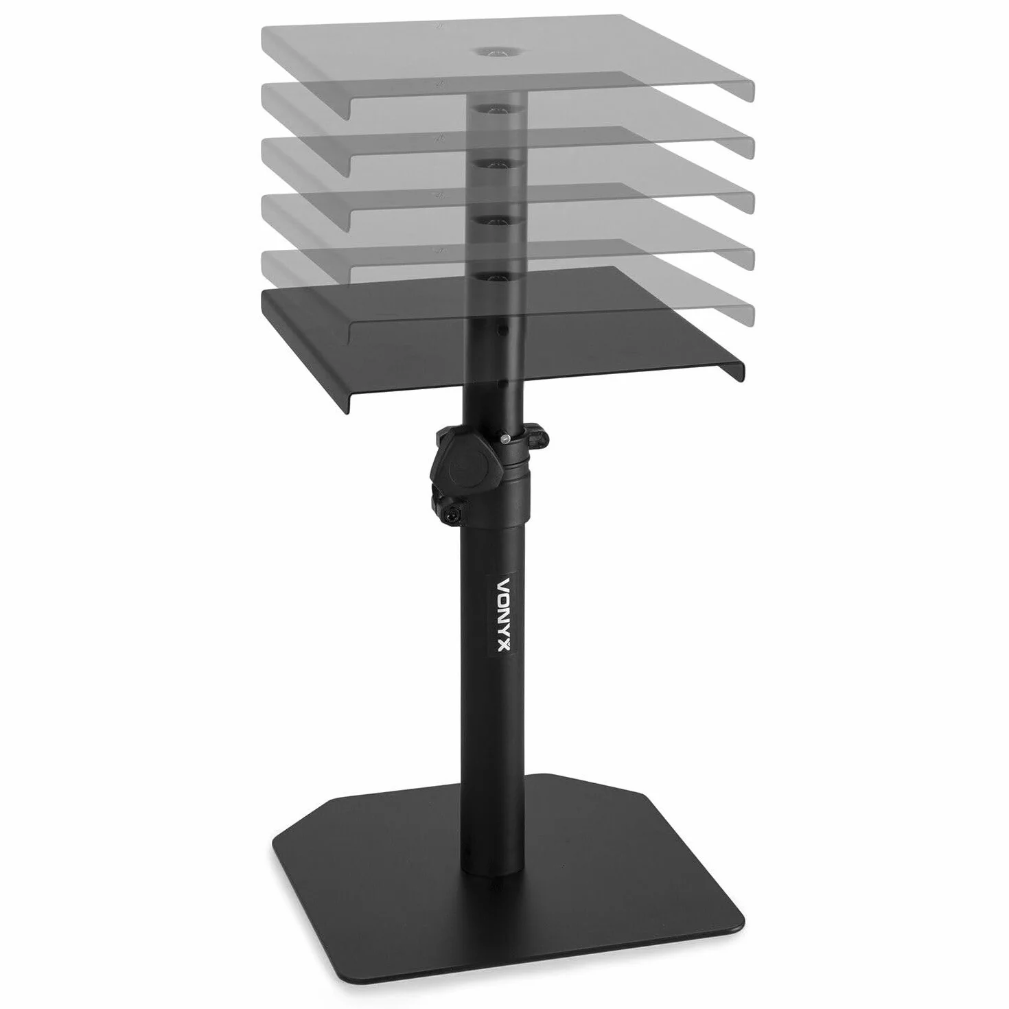 Vonyx SMN50B monitores Estudio Activos 140W + Soportes Mesa SMS10 | Altura Regulable, Sonido Profesional, Control de ecualización, Set Ideal para Home Studio y DJ