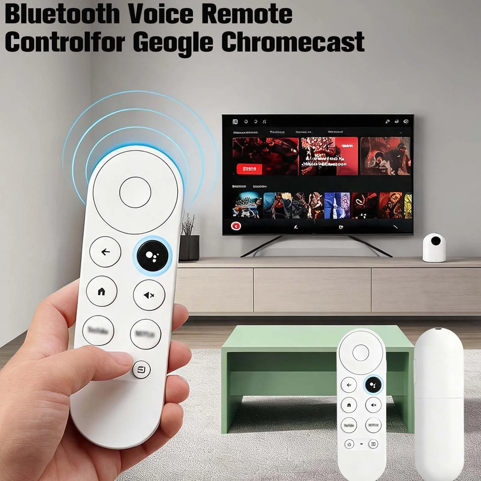 Mando a Distancia para Chromecast Google TV G9N9N GA01409 GA01919 GA01920 GA01923 GA02463 GA02464