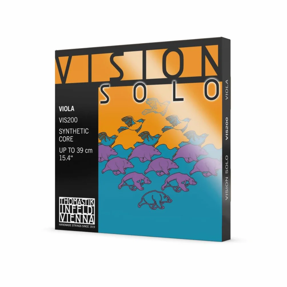 Thomastik Cuerdas para Viola Vision Solo Synthetic Core juego 4/4 mediana
