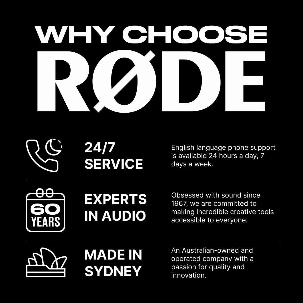 RØDE Wireless Micro Micrófono Inalámbrico Compacto, Dos Micrófonos con Estuche de Carga para Grabación de Video con Smartphone y Creación de Contenido, USB-C (Negro)