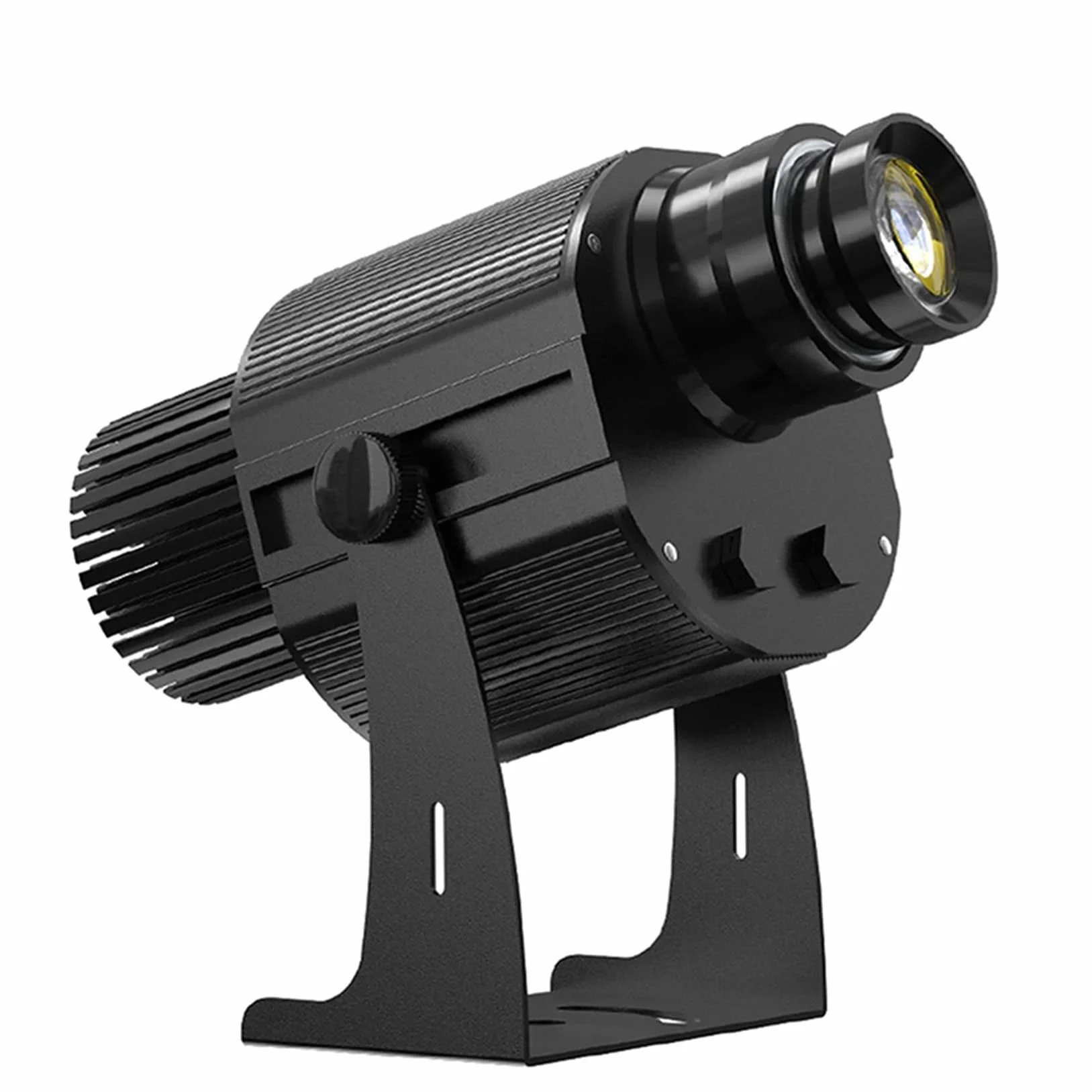 100W LED GOBO Logotipo Proyector Mesa Rotor Zoom Manual Mando a Distancia Custom Gobo Empresa Tienda Rótulo Publicitario (Black)