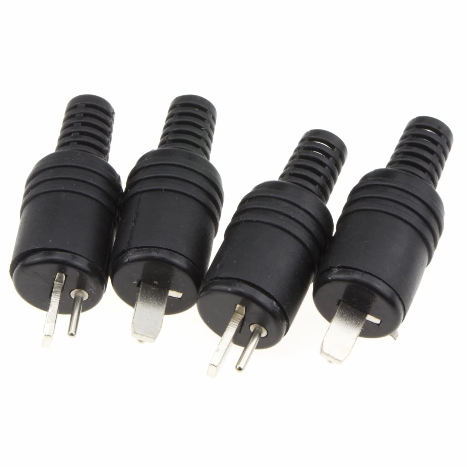 kenable Conector DIN Macho de 2 Pines para Altavoces y HiFi con Terminales de Tornillo - Pack de 4